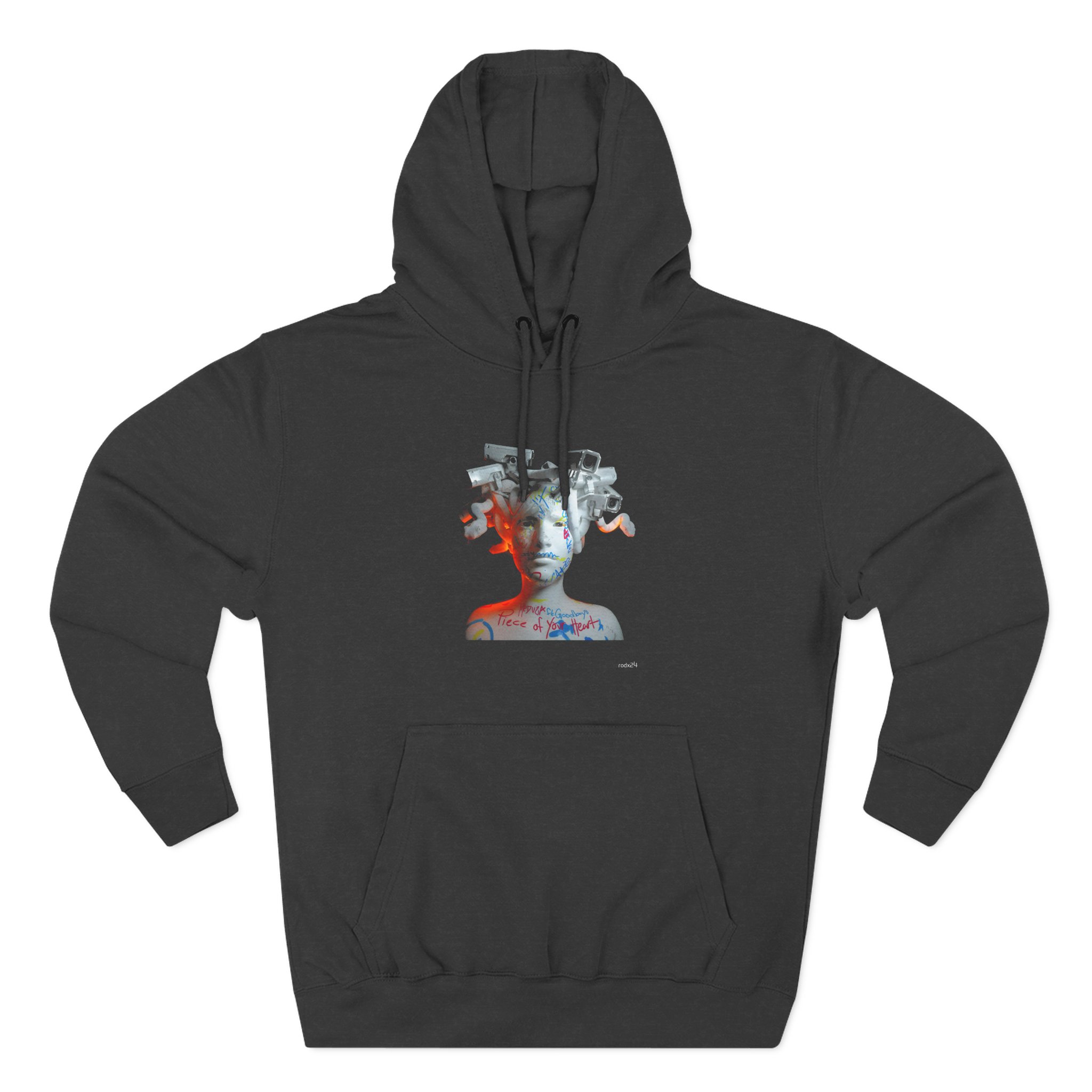 Meduza Three-Panel Fleece Hoodie