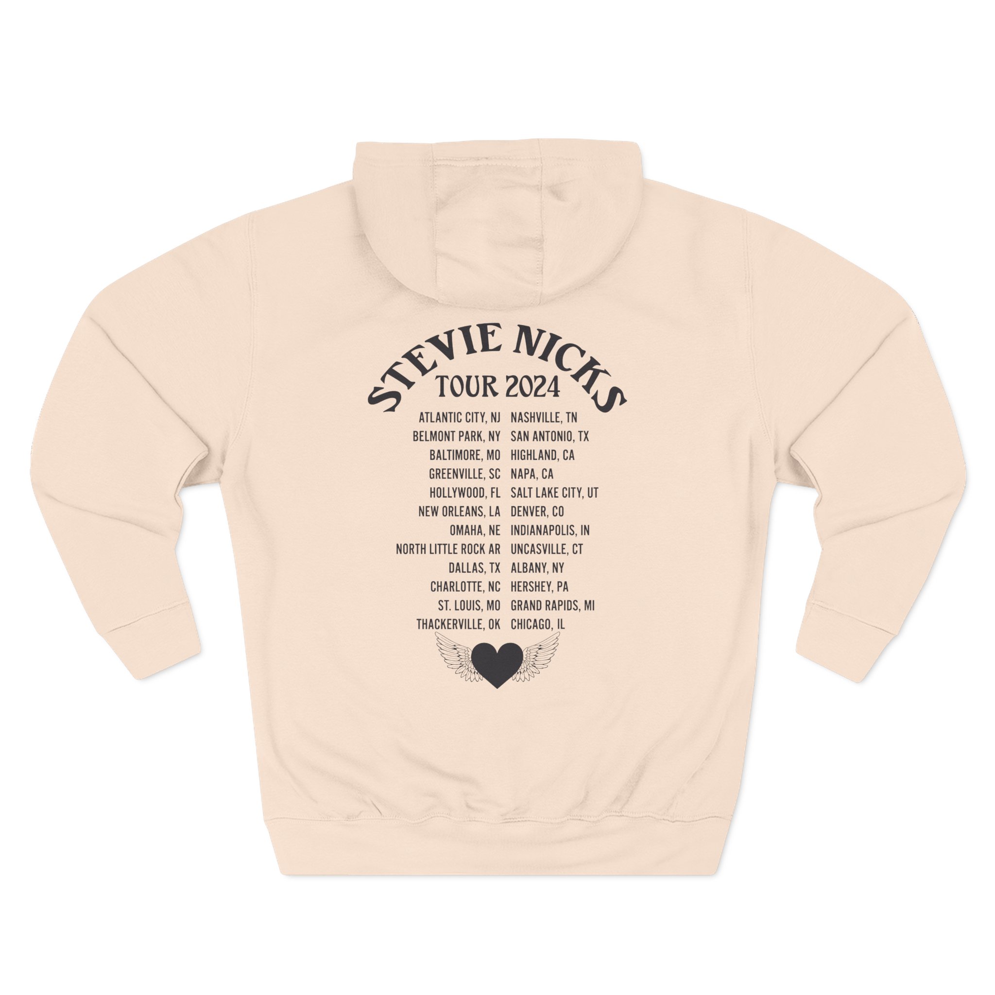 Stevie Nicks Tour Three-Panel Fleece Hoodie