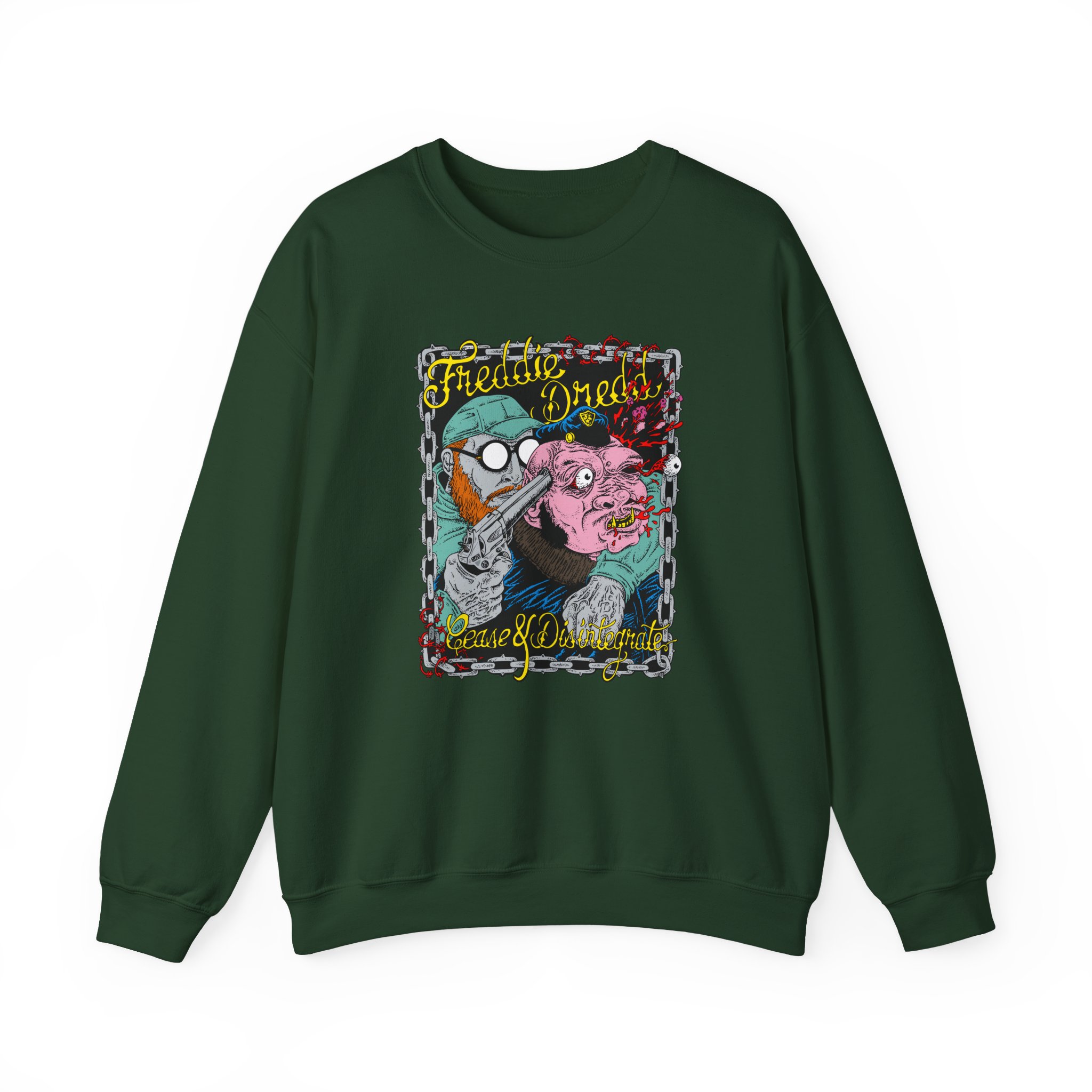 Freddie Dredd Piggy Unisex Heavy Blendâ„¢ Crewneck Sweatshirt