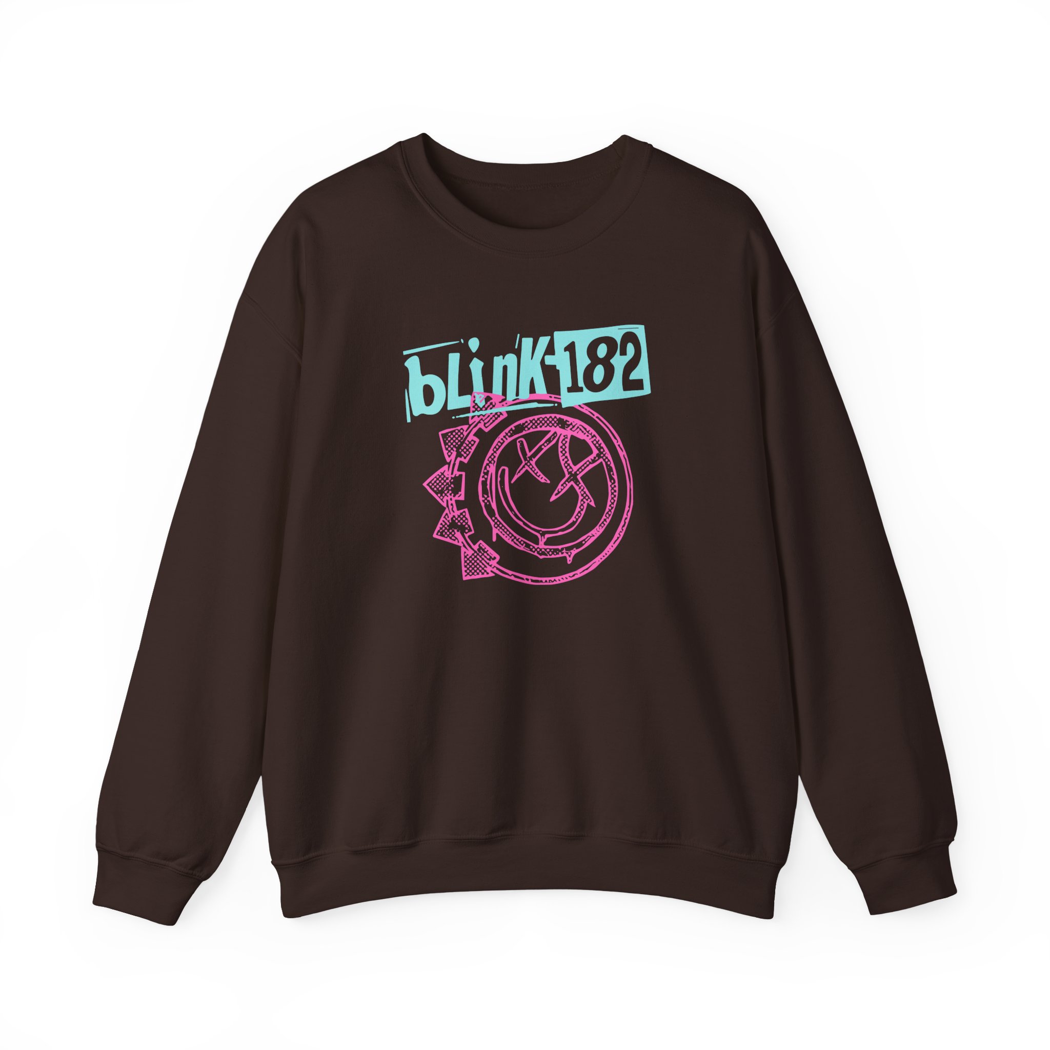 Blink 182 Smiley Crop Unisex Heavy Blendâ„¢ Crewneck Sweatshirt