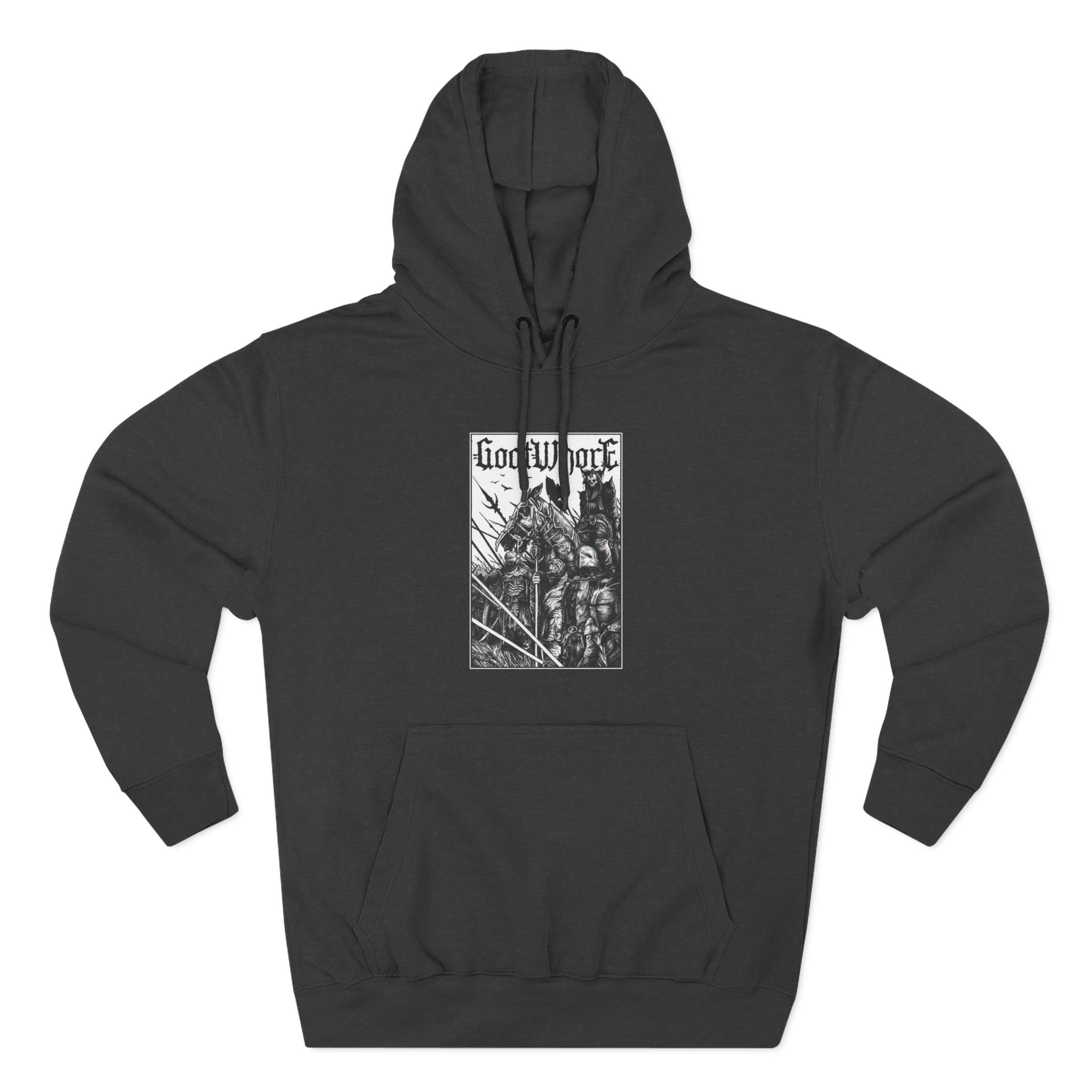 Goatwhore no Mercy Three-Panel Fleece Hoodie