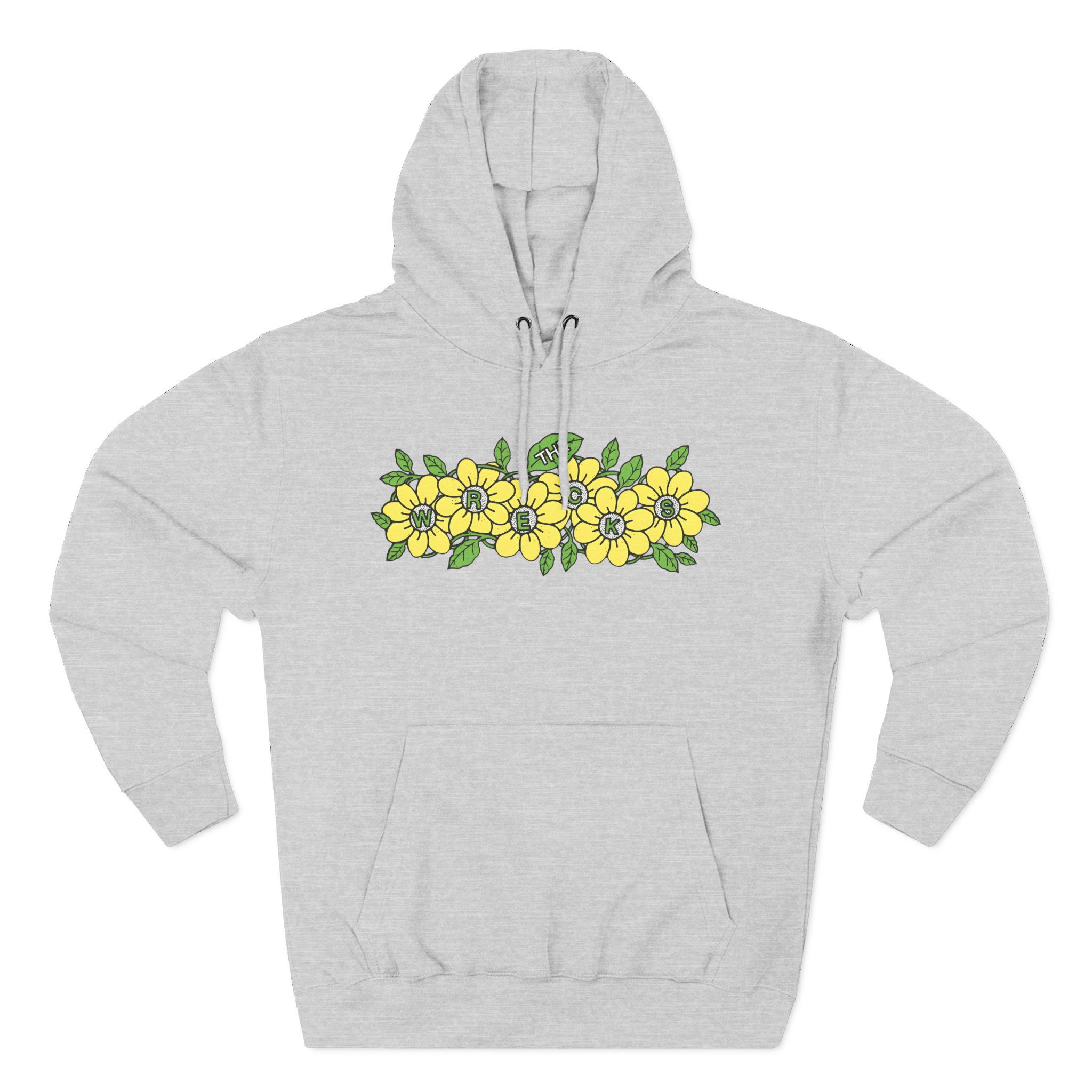 The Wrecks Flower Three-Panel Fleece Hoodie
