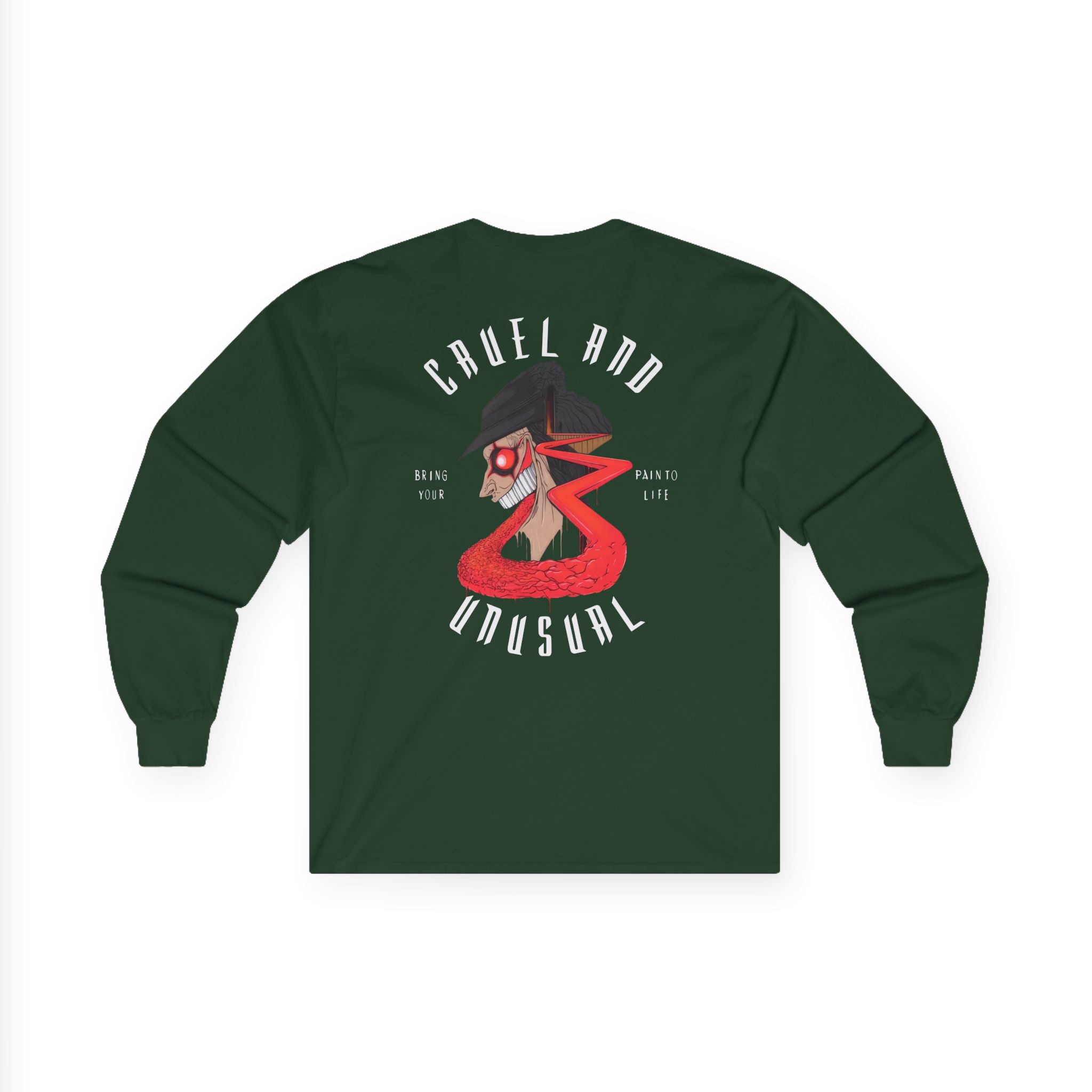 Avatar Band Cruel and Unusual Left Chest Unisex Ultra Cotton Long Sleeve Tee