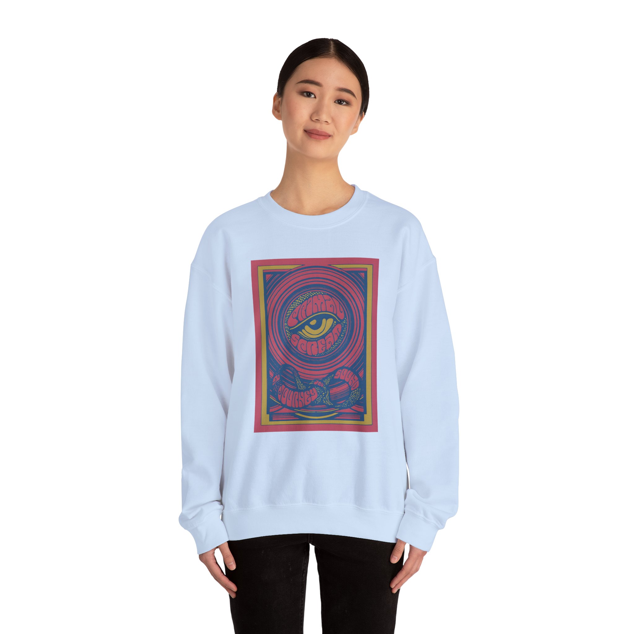 Primal Scream a Journey Into Sound Unisex Heavy Blendâ„¢ Crewneck Sweatshirt