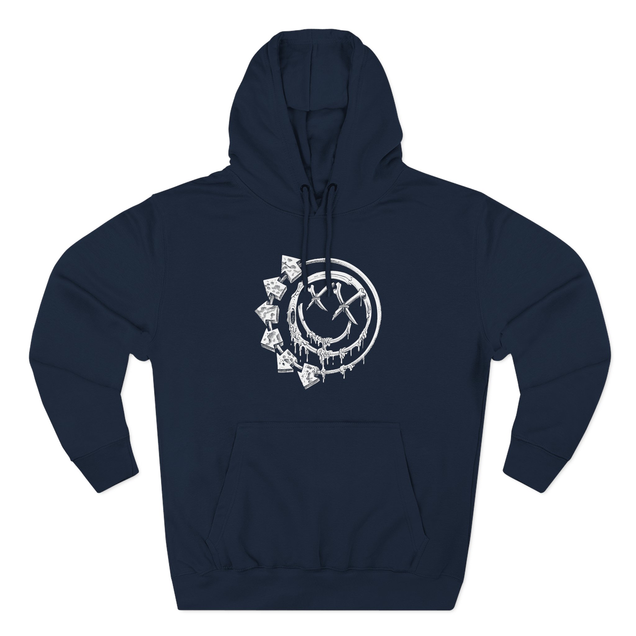 Blink 182 - Bones Three-Panel Fleece Hoodie