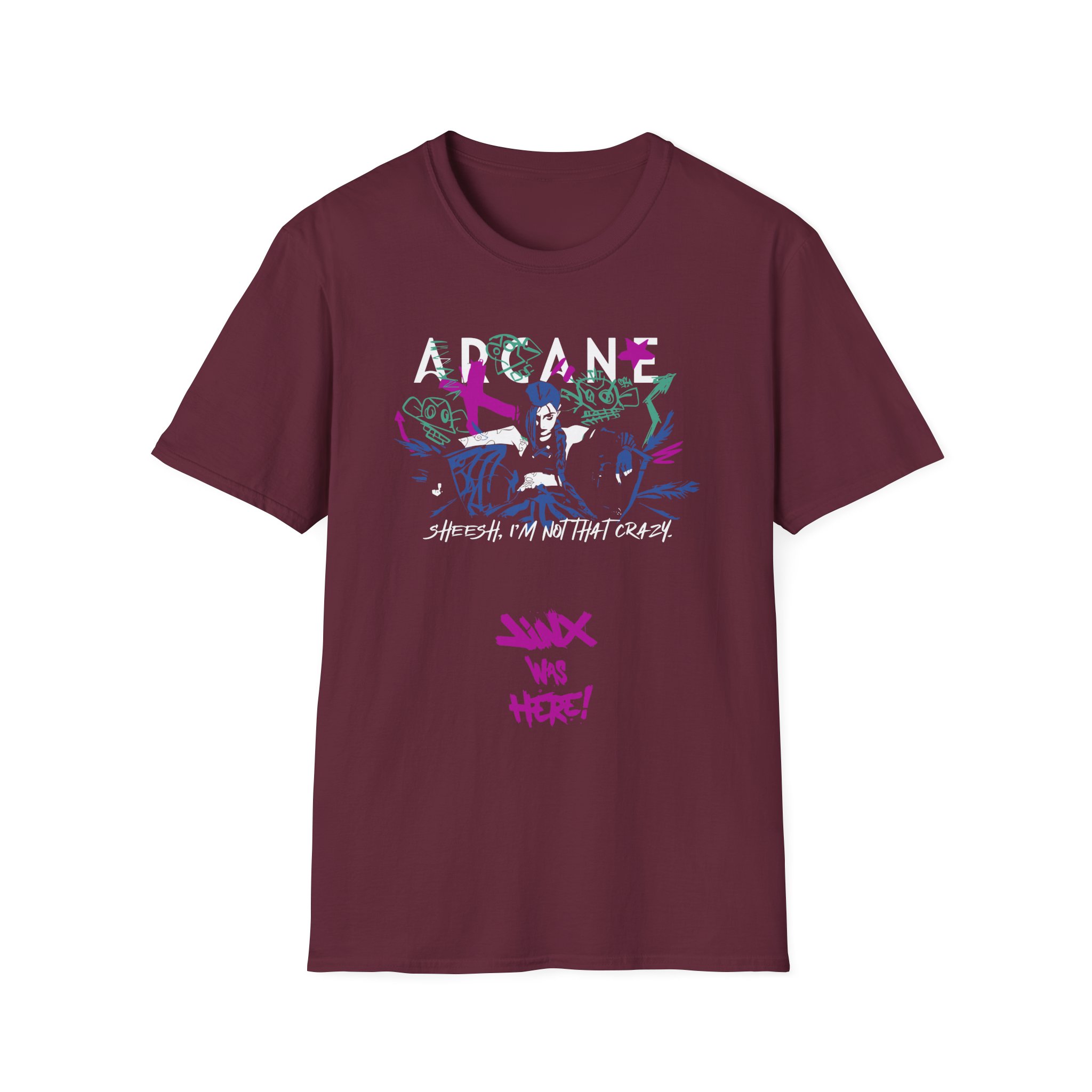 Jinx Arcane Unisex Softstyle T-Shirt