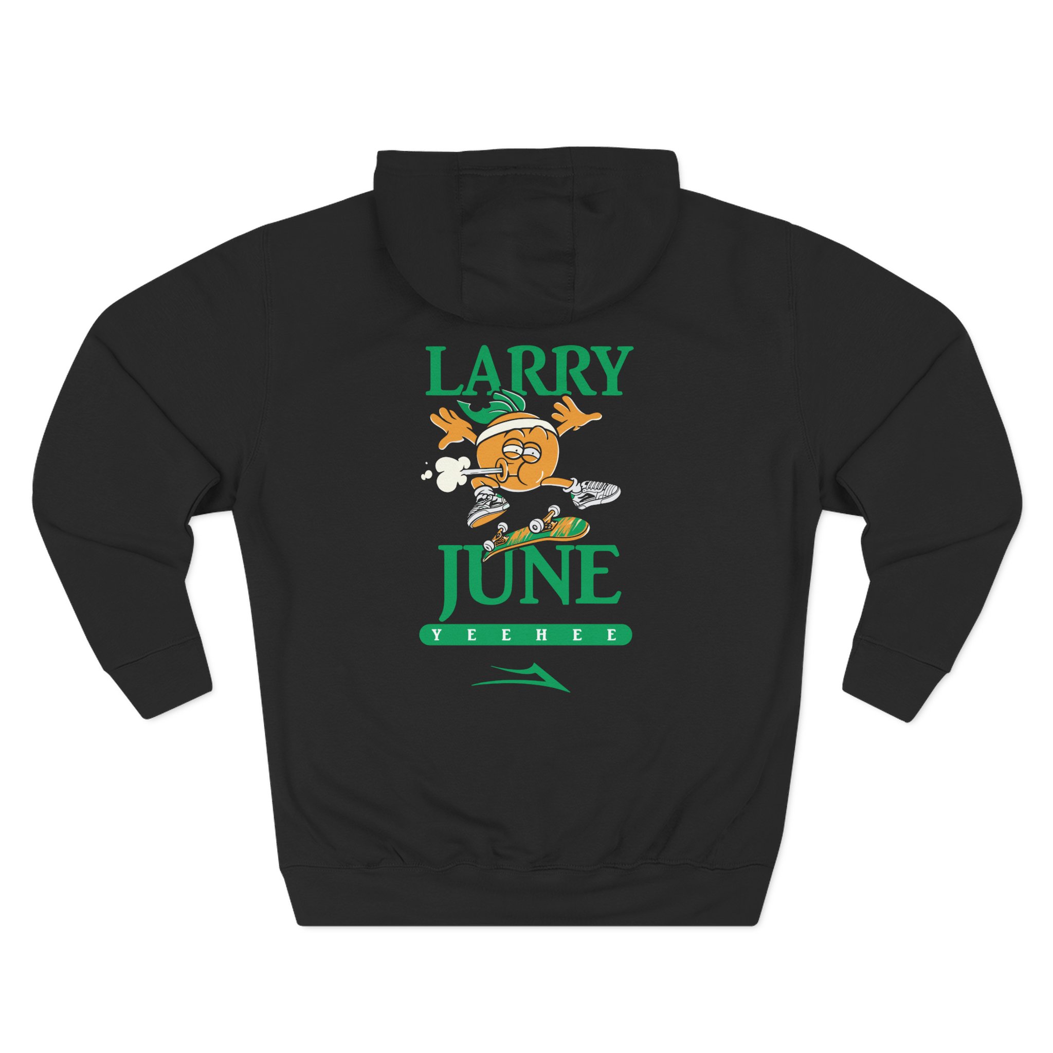 Larry June Three-Panel Fleece Hoodie