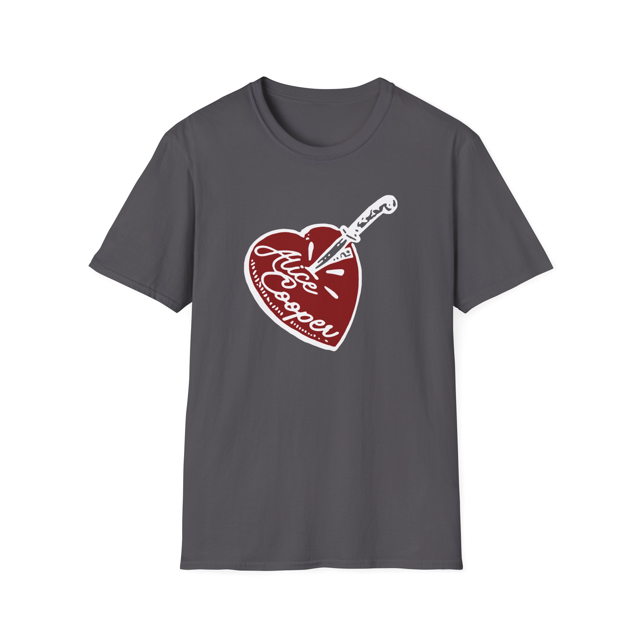 Alice Cooper Stab Heart Unisex Softstyle T-Shirt