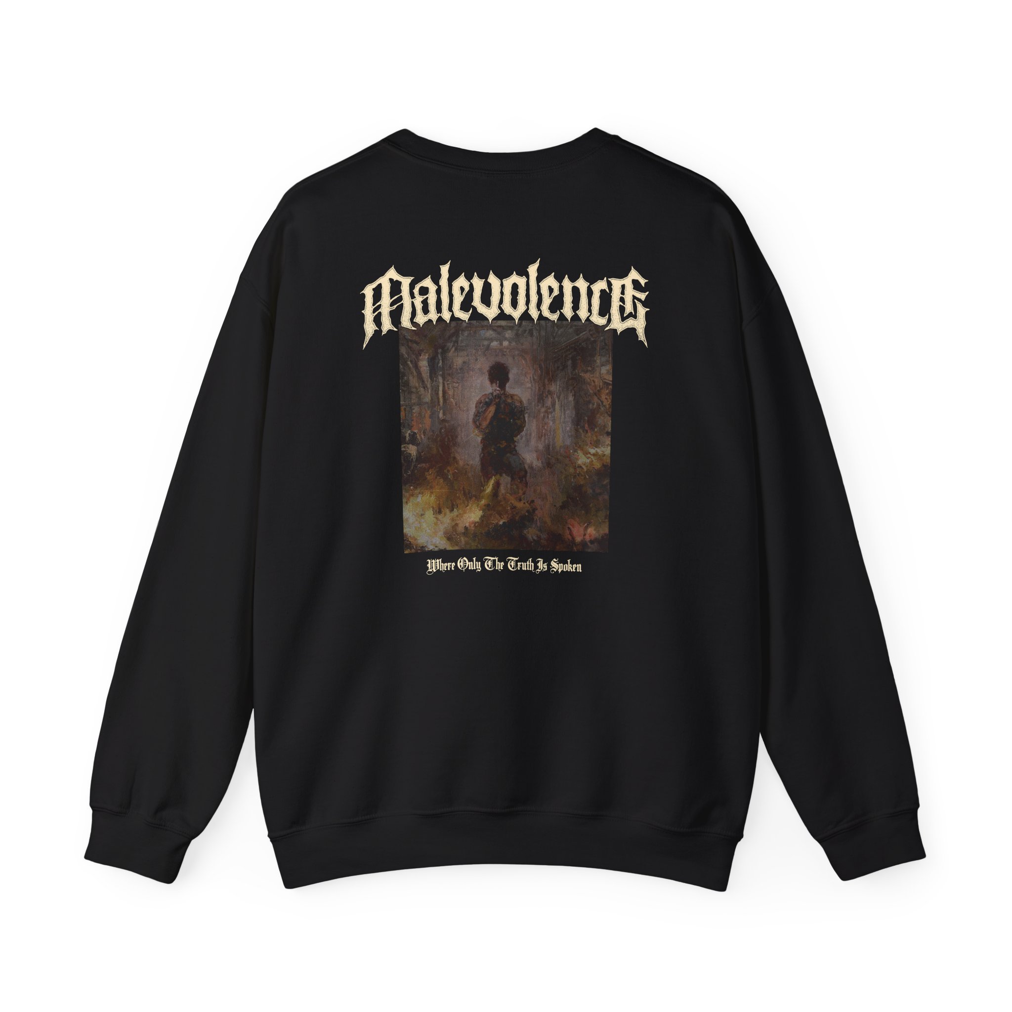 Malevolence Where Only the Truth is Spoken Unisex Heavy Blend Crewneck Sweatshirt