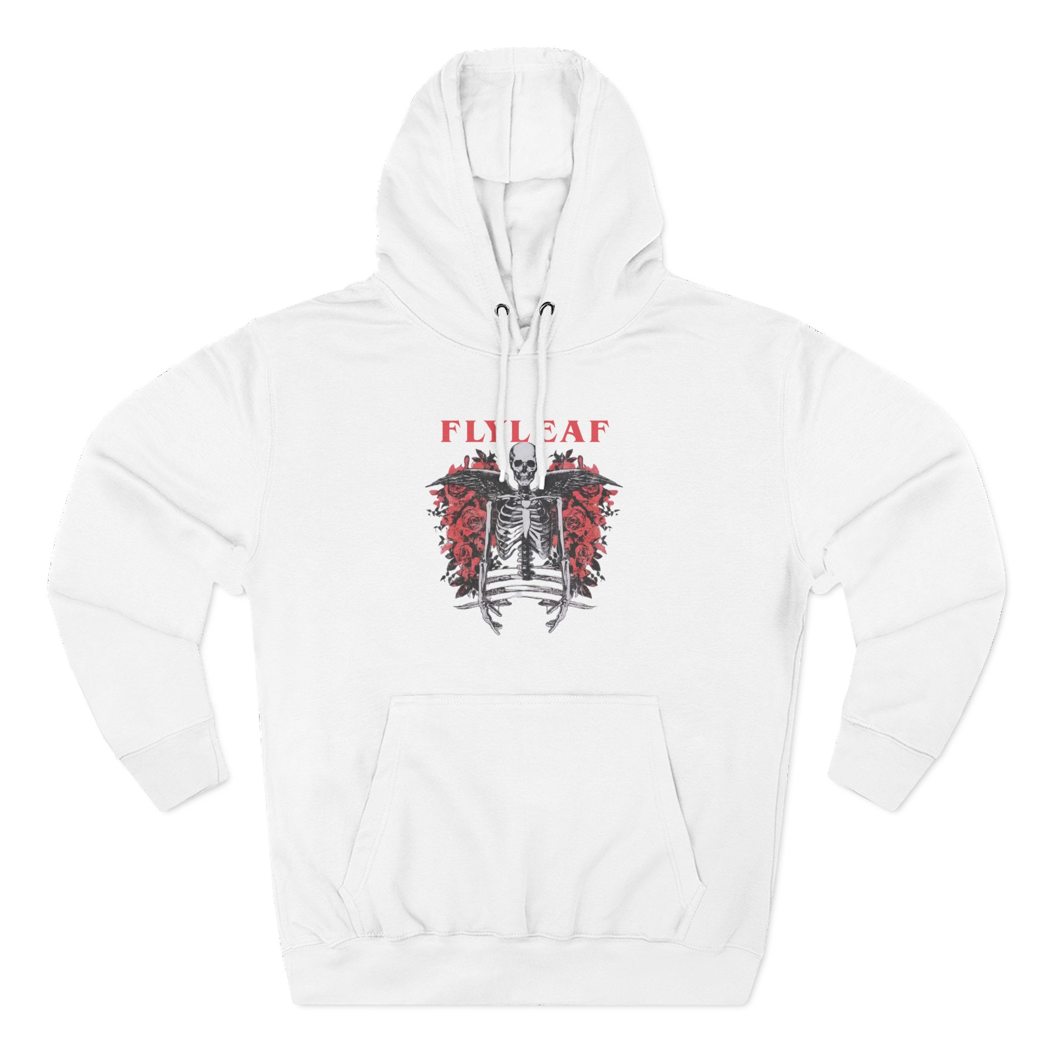 Flyleaf Skeleton Angel Three-Panel Fleece Hoodie