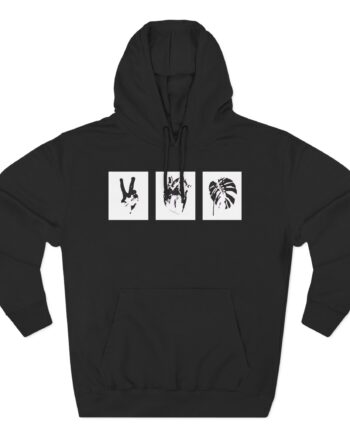 Mumbo Jumbo Peace, Love and Heavy Metal Three-Panel Fleece Hoodie