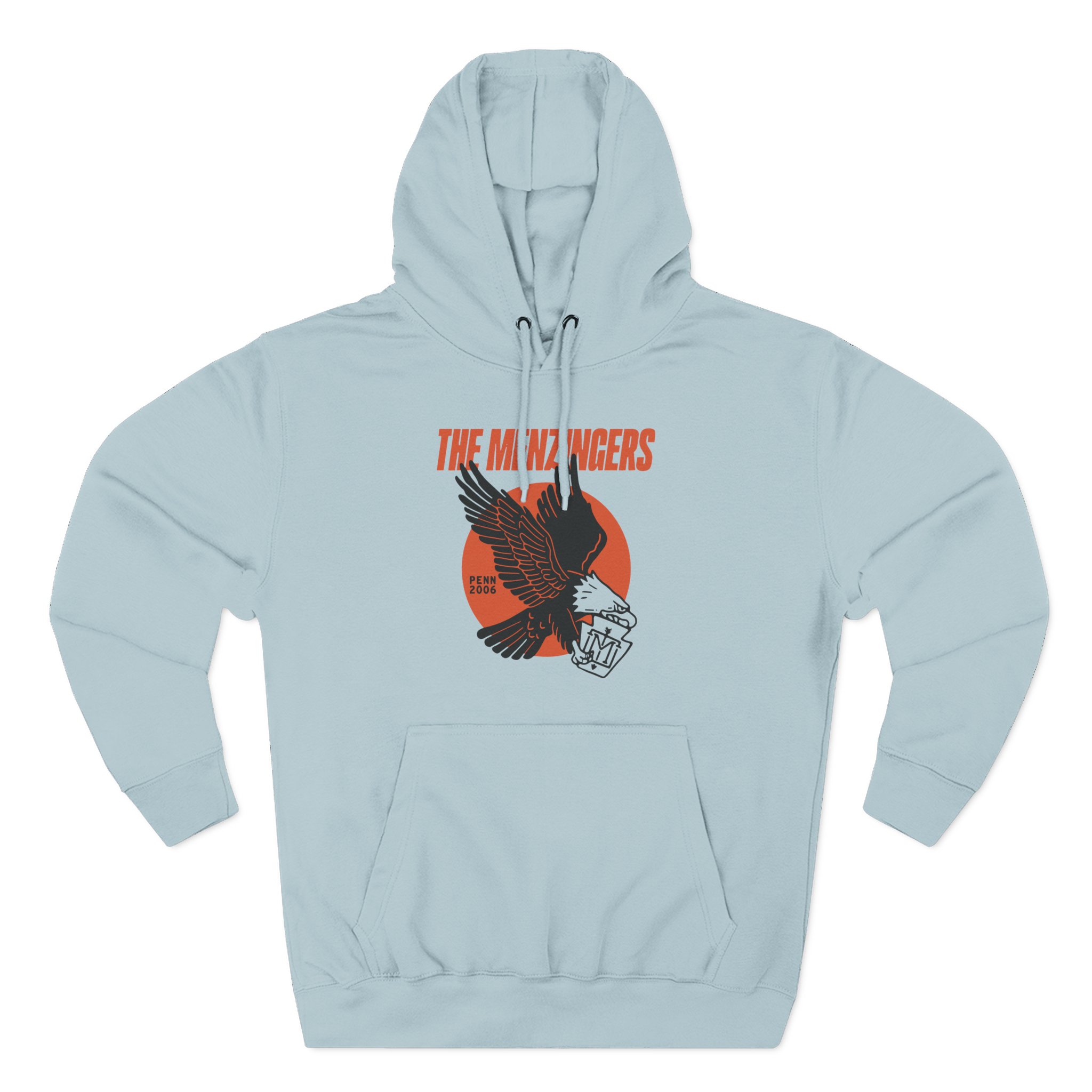 The Menzingers Eagle Three-Panel Fleece Hoodie