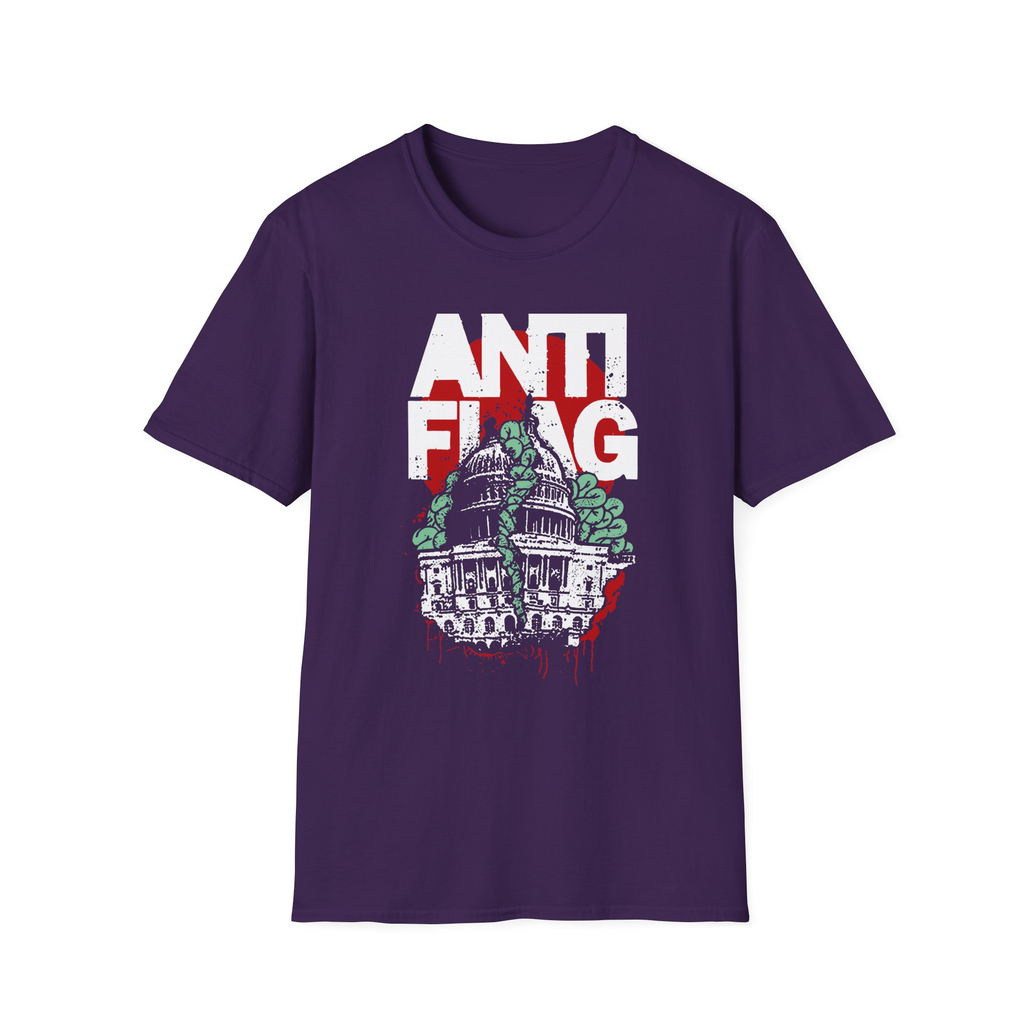 Anti Flag Washington Dc Unisex Softstyle T-Shirt