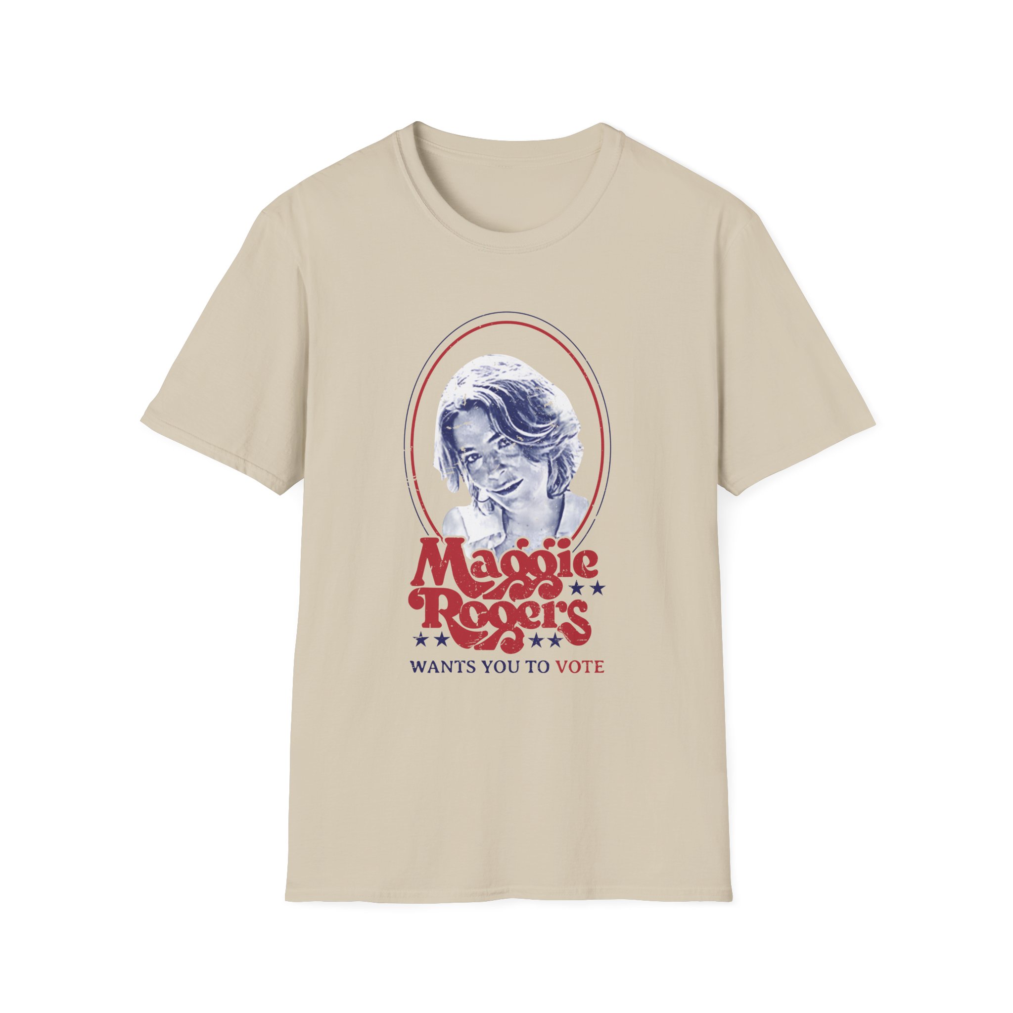 Maggie Rogers Wants You To Vote Unisex Softstyle T-Shirt