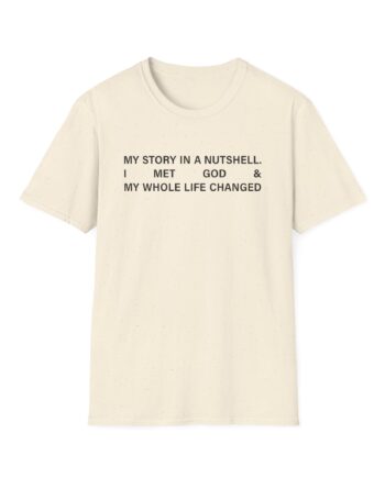 Lecrae I Met God Tan Unisex Softstyle T-Shirt