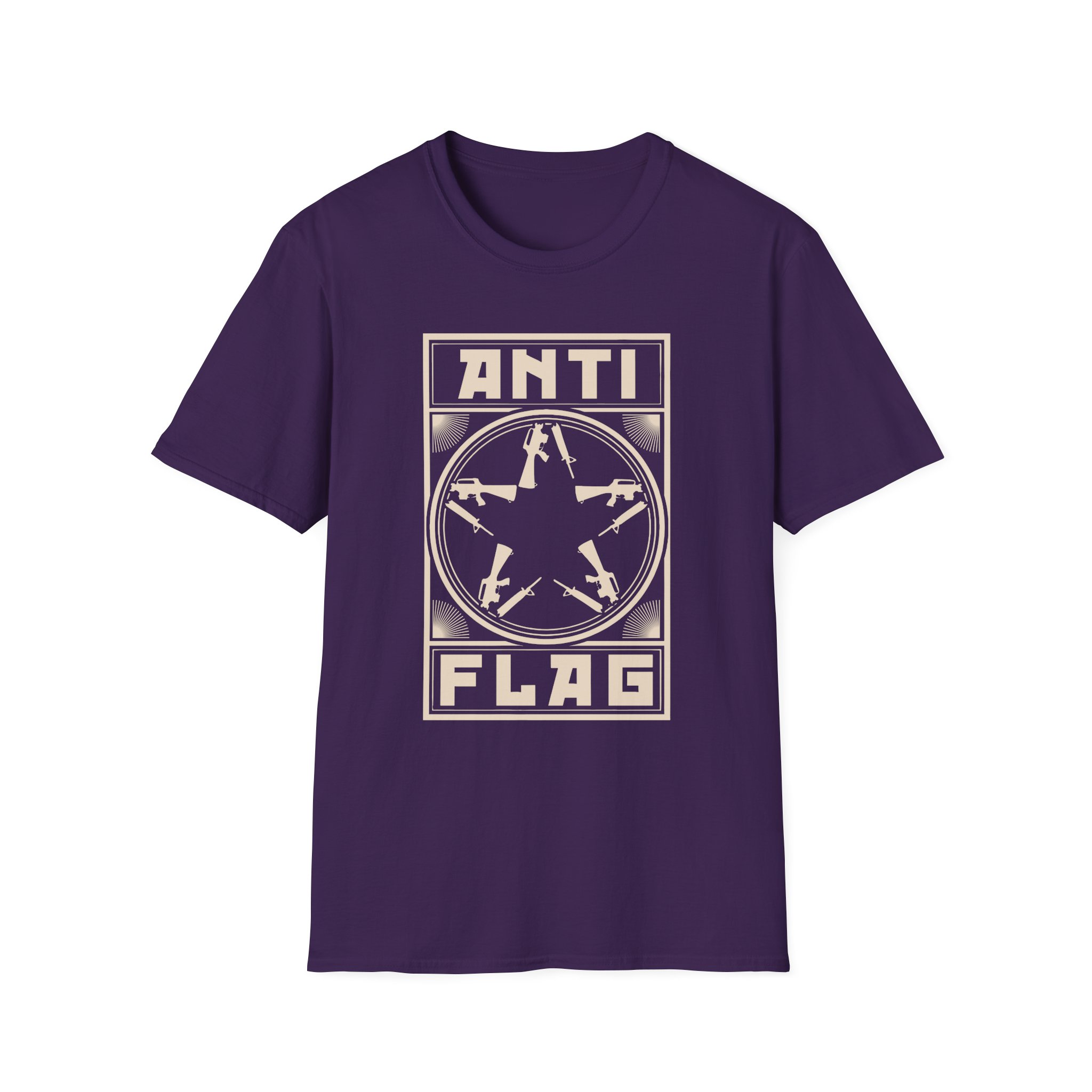 Anti Flag Comrade Gunstar Unisex Softstyle T-Shirt