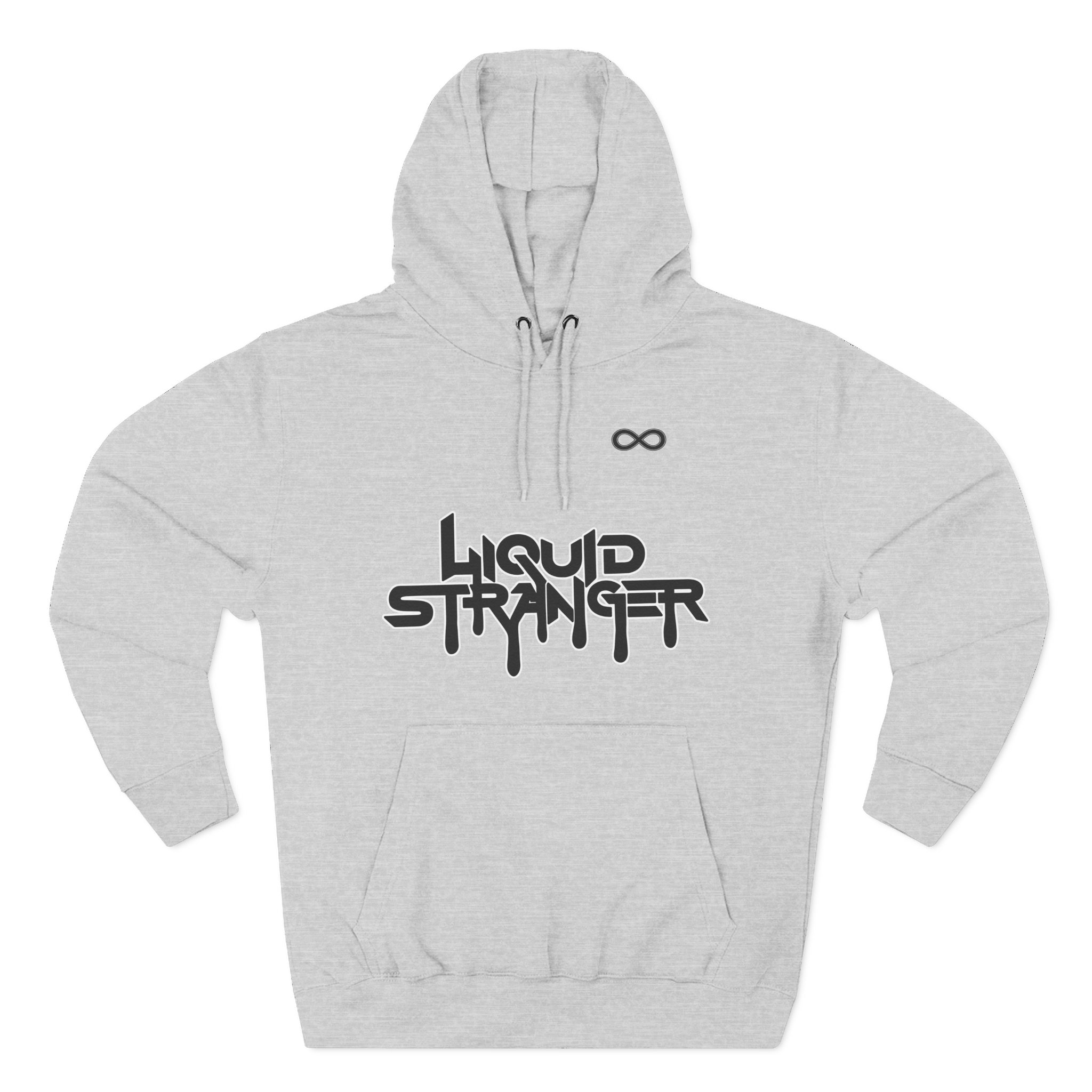 Liquid Stranger Geometric Three-Panel Fleece Hoodie