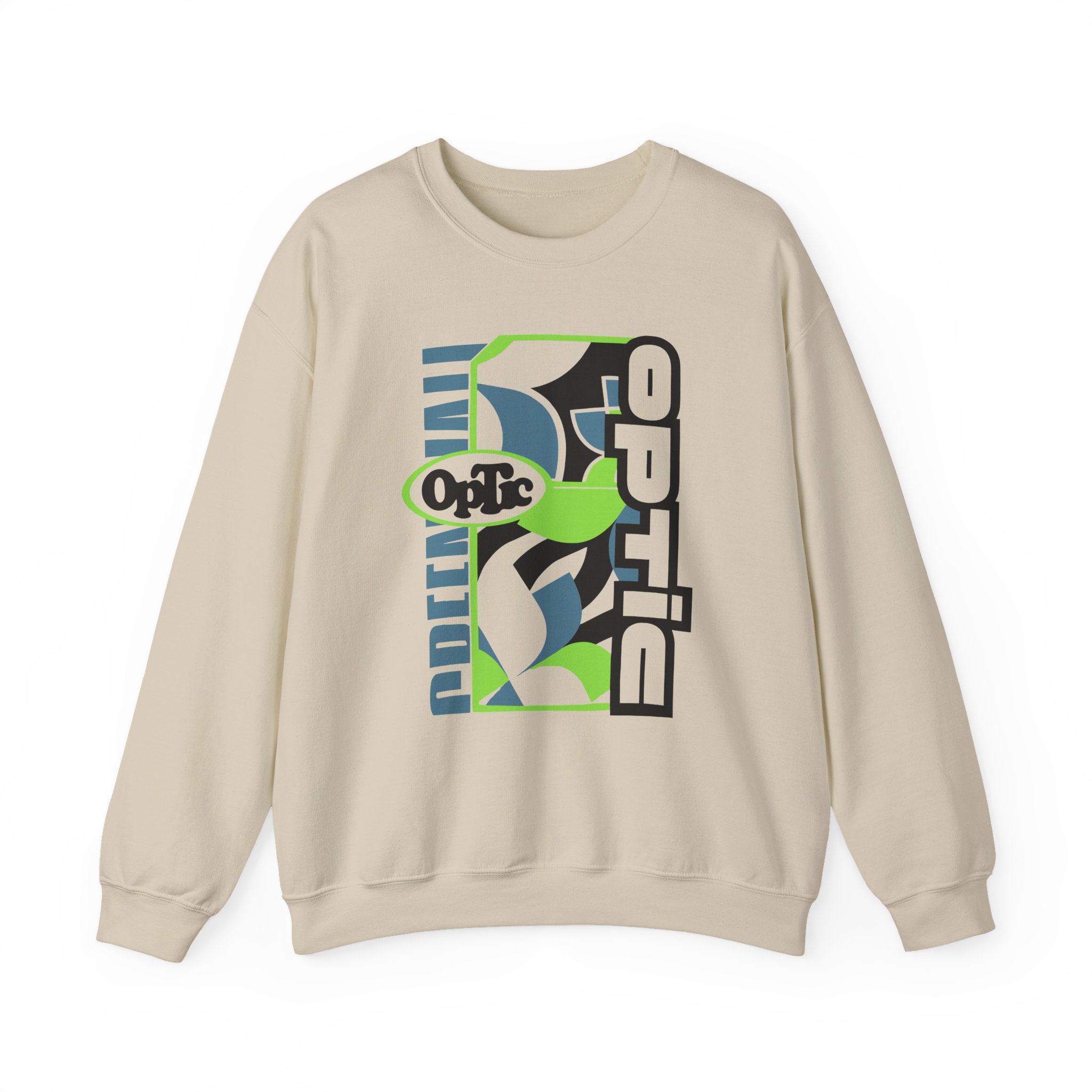 Optic Texas Modern Flower Unisex Heavy Blendâ„¢ Crewneck Sweatshirt