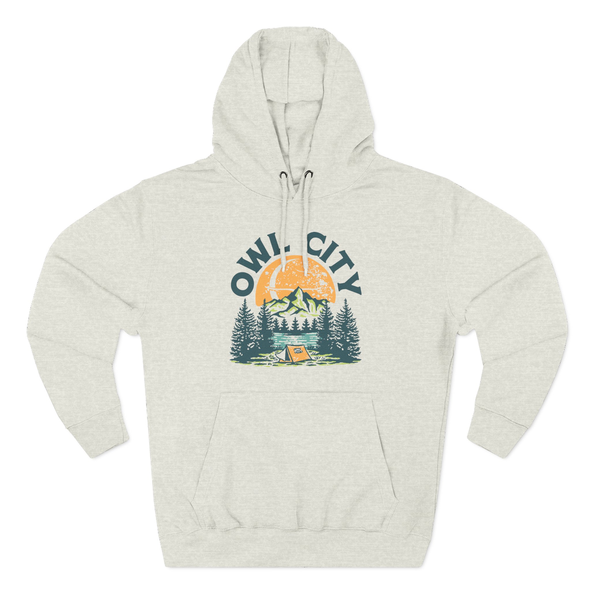Owl City Camp Owl City Ringer Three-Panel Fleece Hoodie