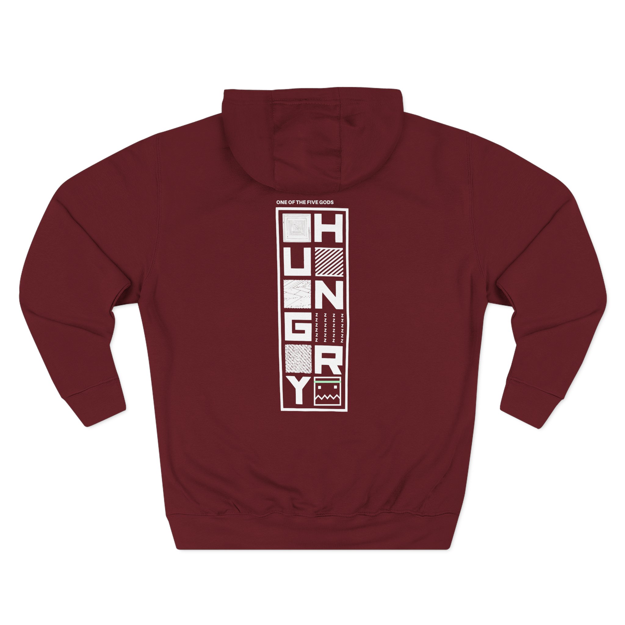 Hungrybox Three-Panel Fleece Hoodie