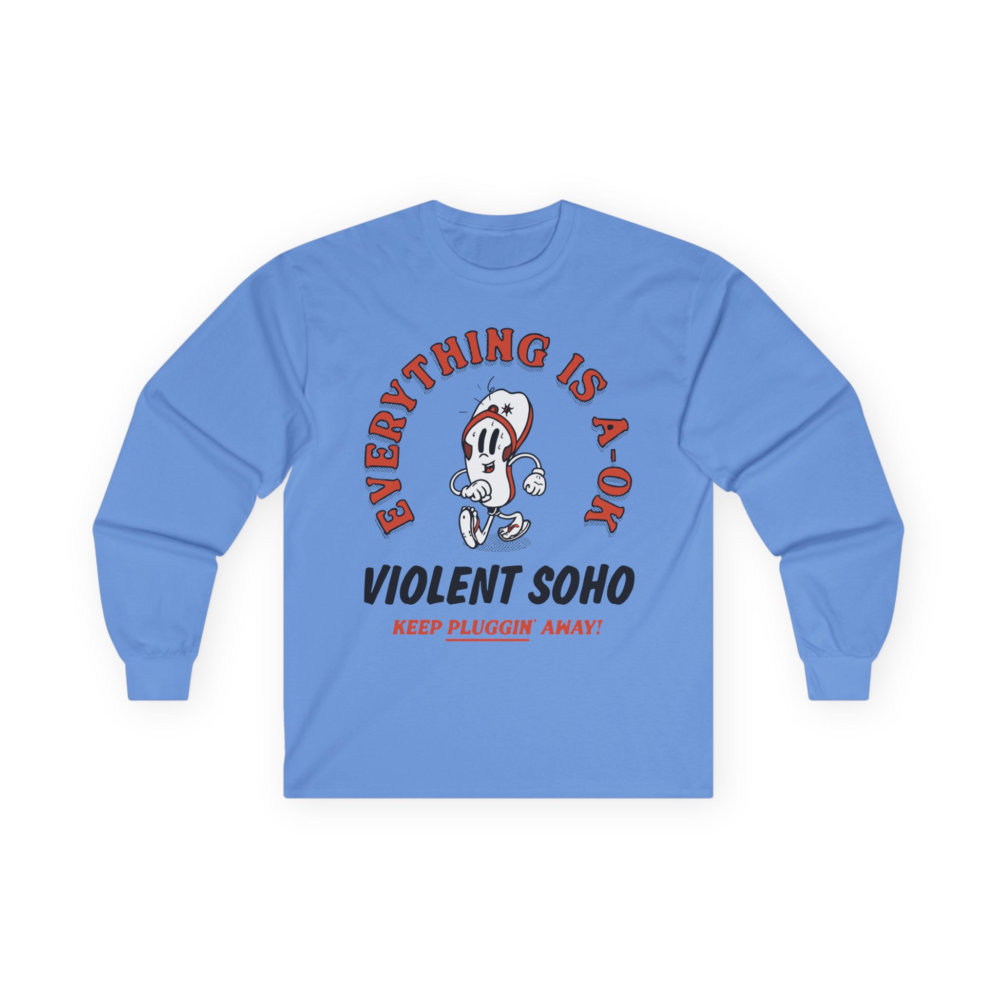 Violent Soho Keep on Pluggin Unisex Ultra Cotton Long Sleeve Tee