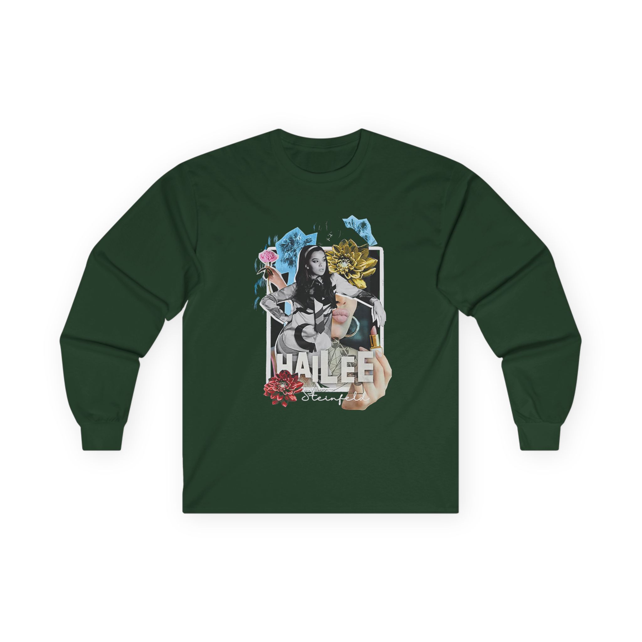 Hailee Steinfeld Retro Collage Unisex Ultra Cotton Long Sleeve Tee