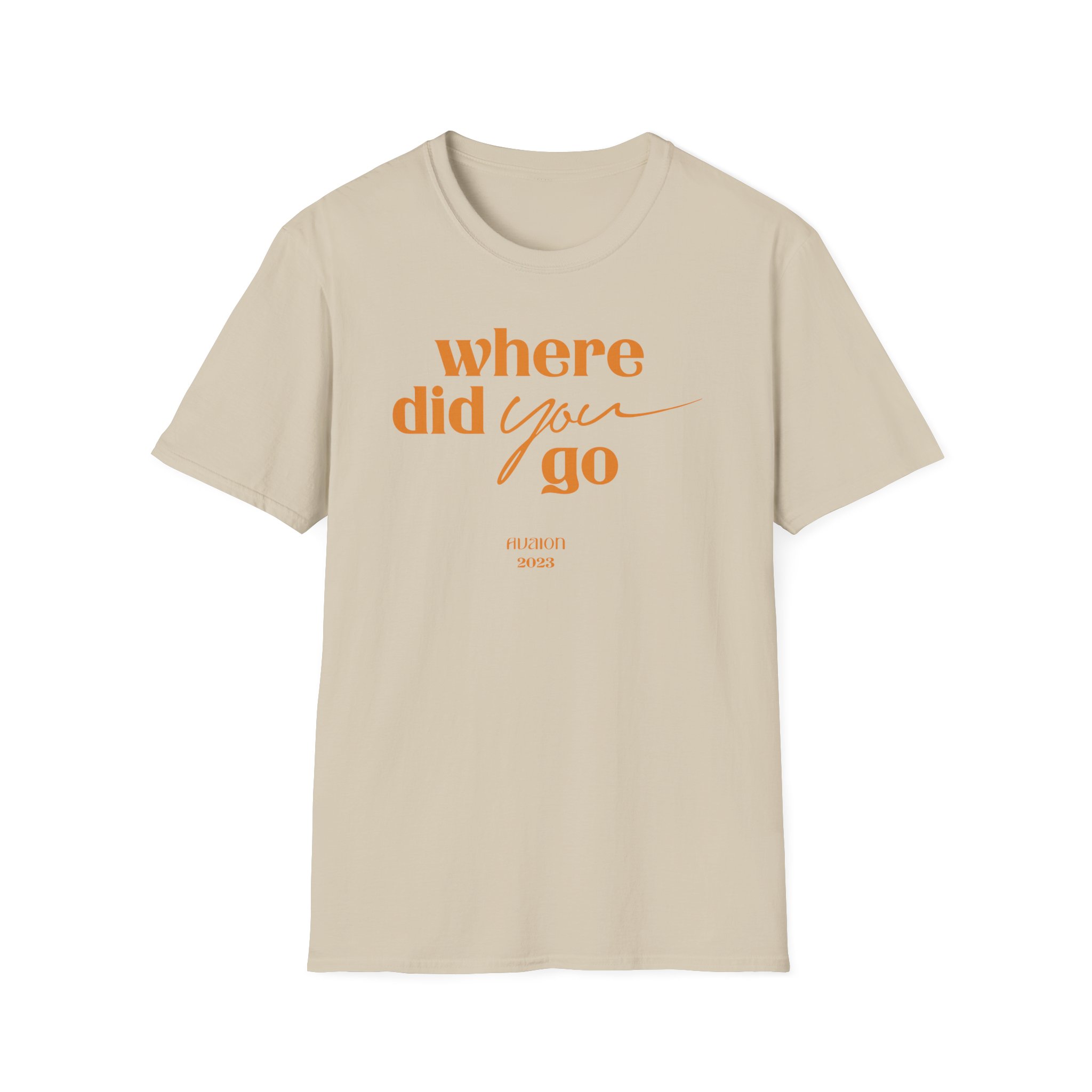Avaion Where Did You Go Unisex Softstyle T-Shirt