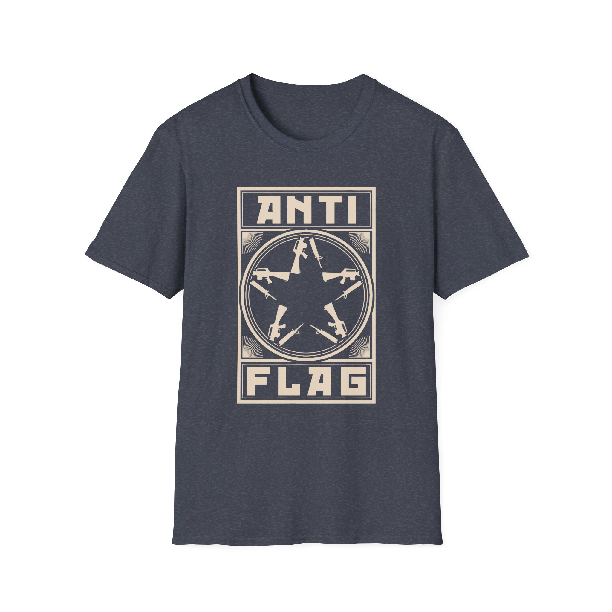 Anti Flag Comrade Gunstar Unisex Softstyle T-Shirt