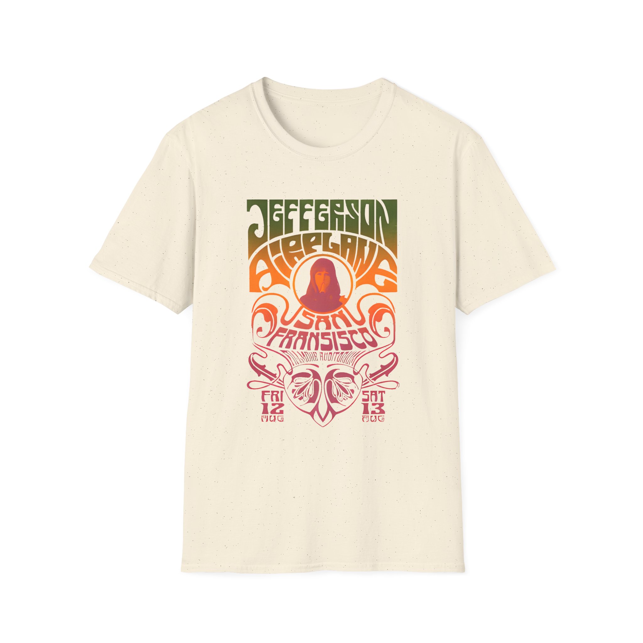 Jefferson Airplane Psychedelic Unisex Softstyle T-Shirt