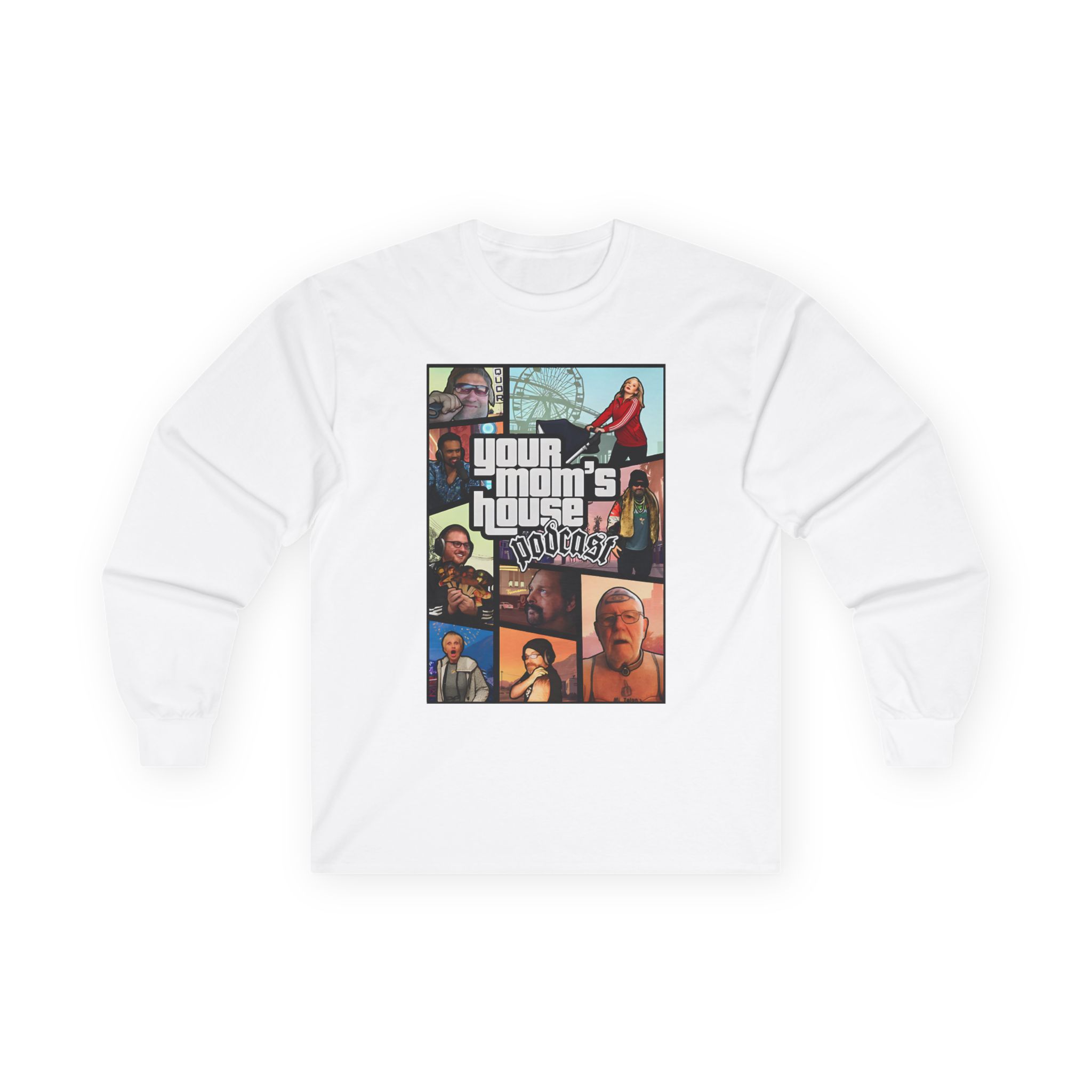Ymh GTA Unisex Ultra Cotton Long Sleeve Tee