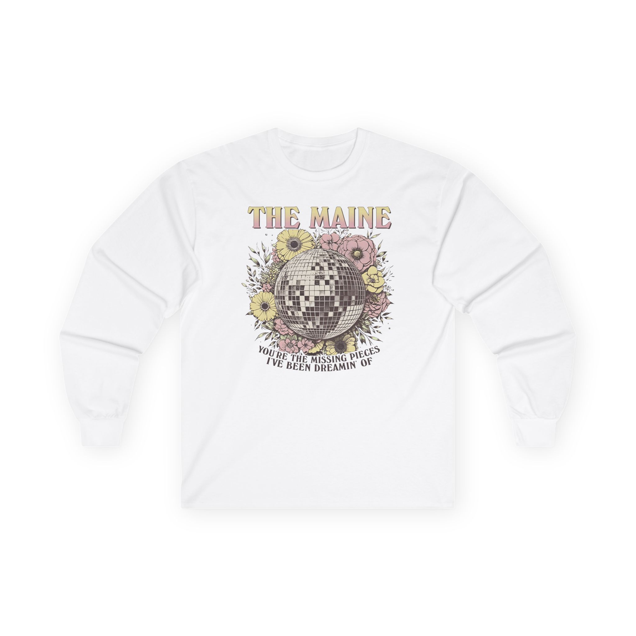 The Maine Floral Disco Unisex Ultra Cotton Long Sleeve Tee