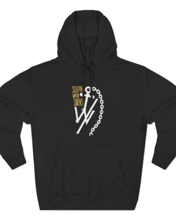 Sleeping With Sirens Anchor Chain Three-Panel Fleece Hoodie