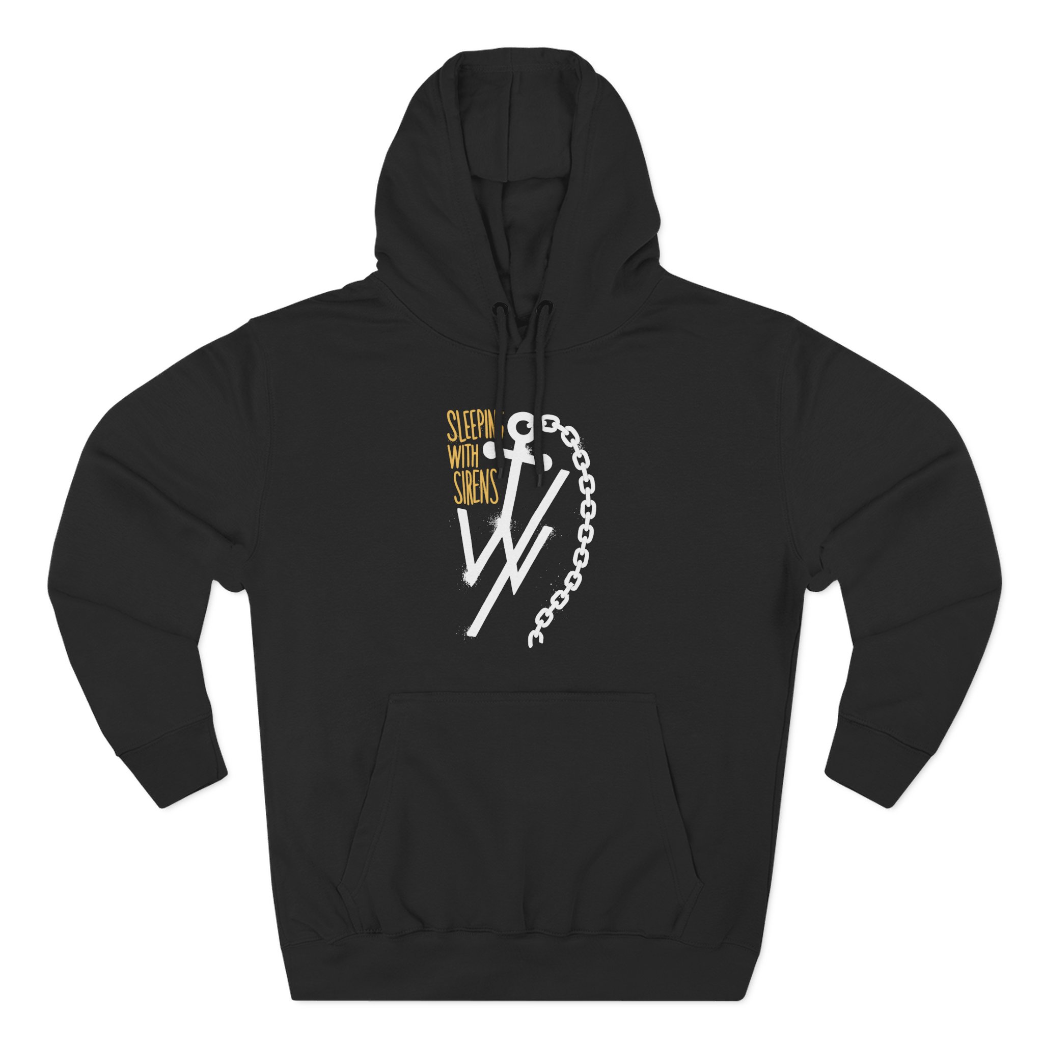 Sleeping With Sirens Anchor Chain Three-Panel Fleece Hoodie