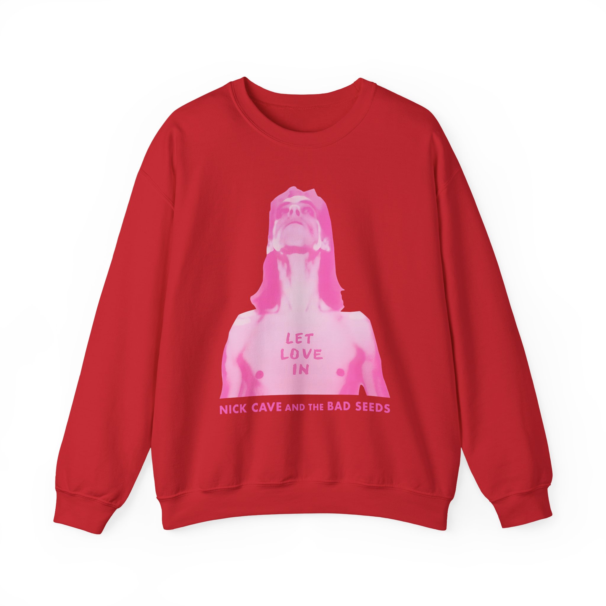 Nick Cave Let Love in Unisex Heavy Blendâ„¢ Crewneck Sweatshirt