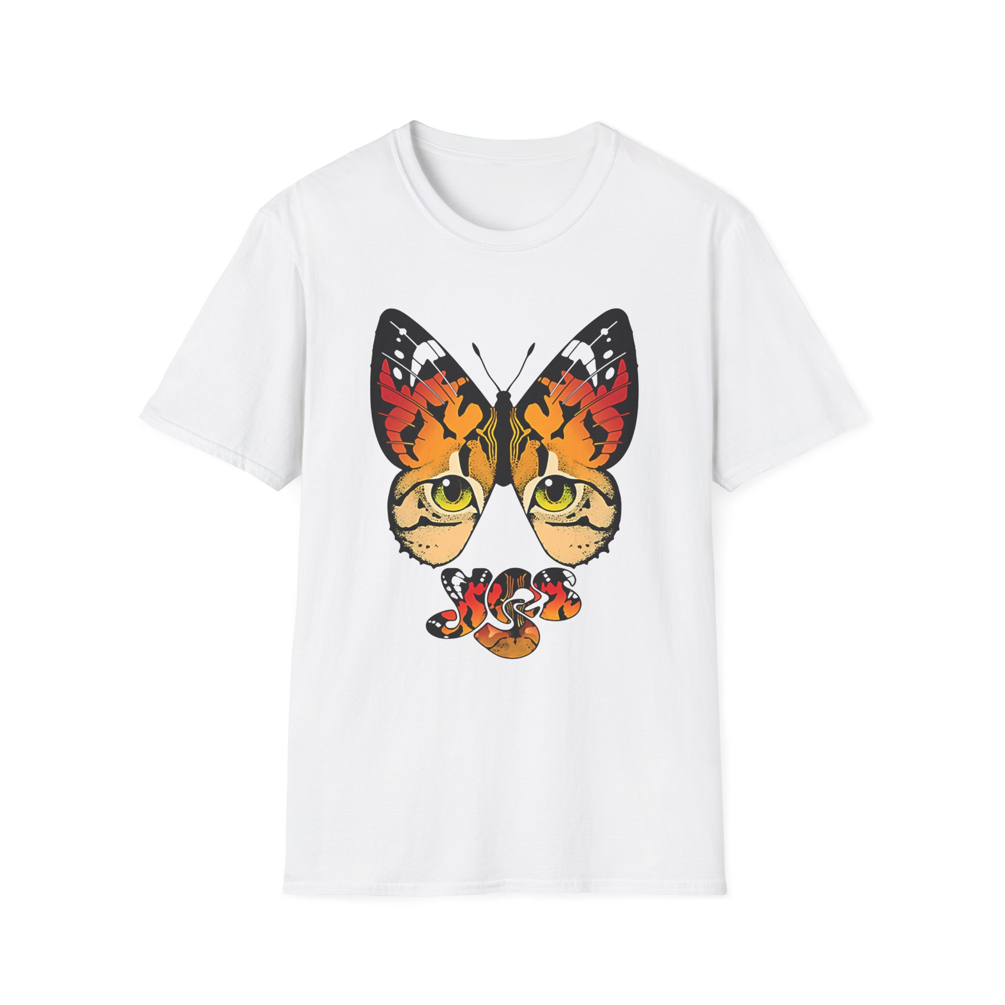 Yes Monarch Eyes Logo Unisex Softstyle T-Shirt