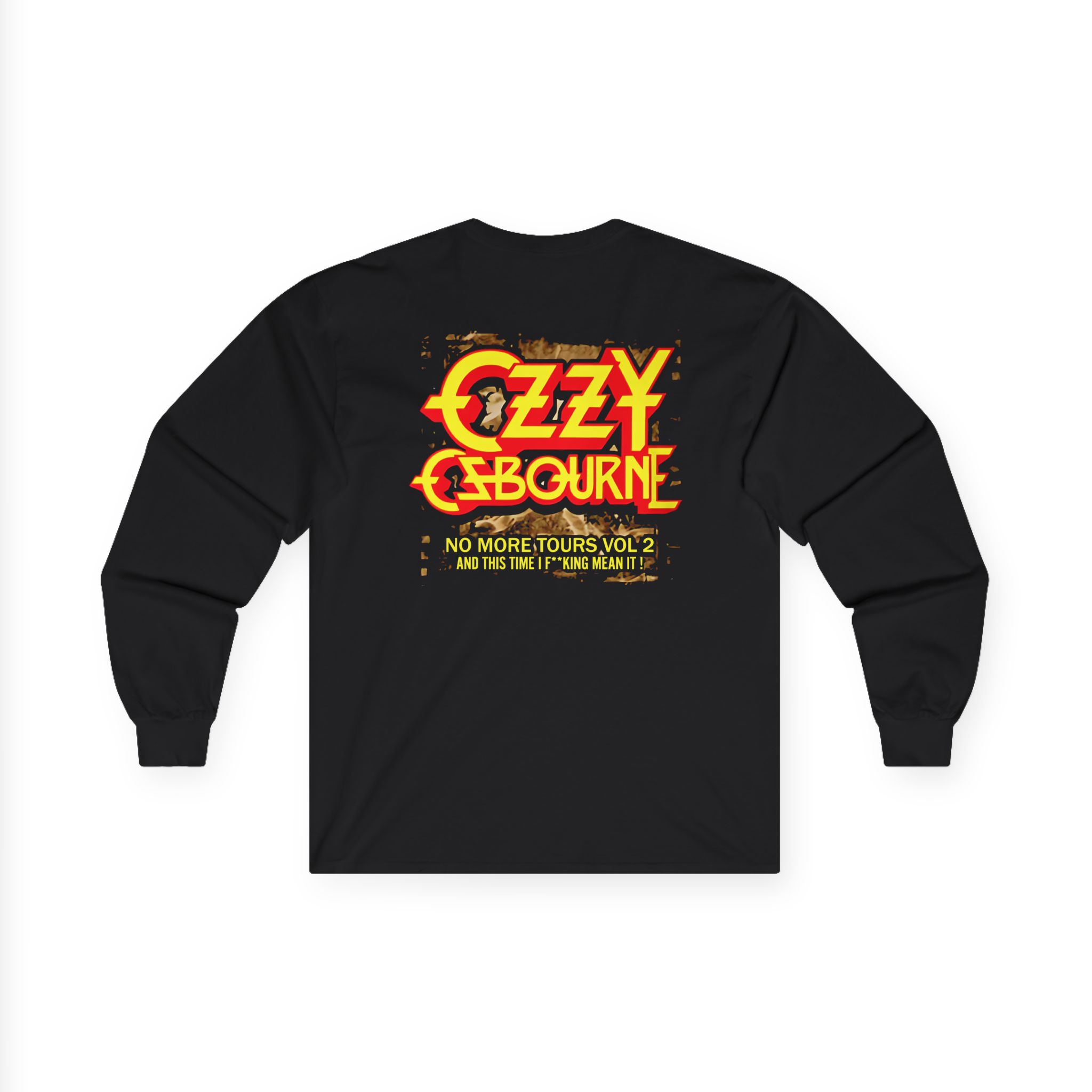 Ozzy Osbourne Rising With Tourback Unisex Ultra Cotton Long Sleeve Tee