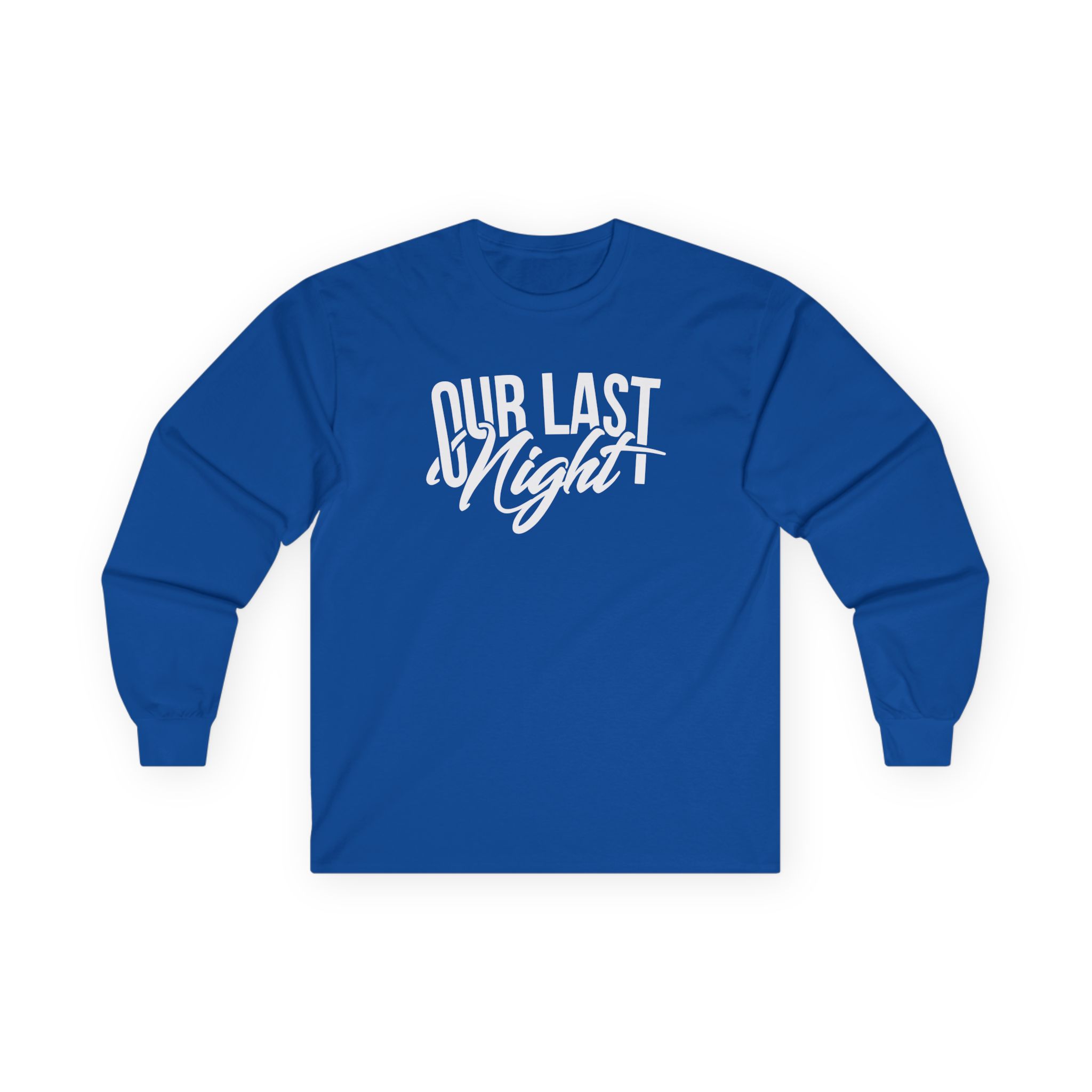 Our Last Night Script Unisex Ultra Cotton Long Sleeve Tee