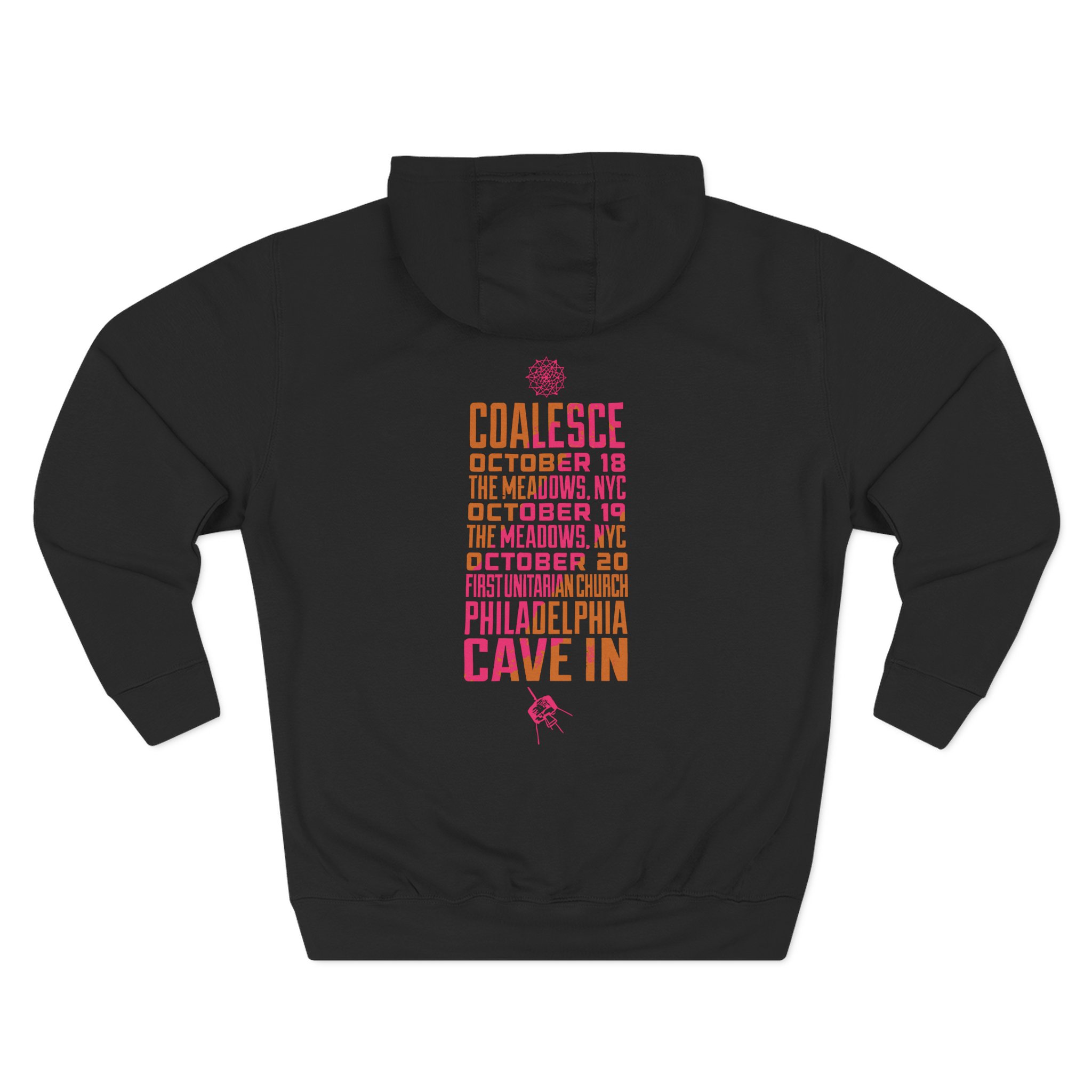 Cave in Mashup Three-Panel Fleece Hoodie