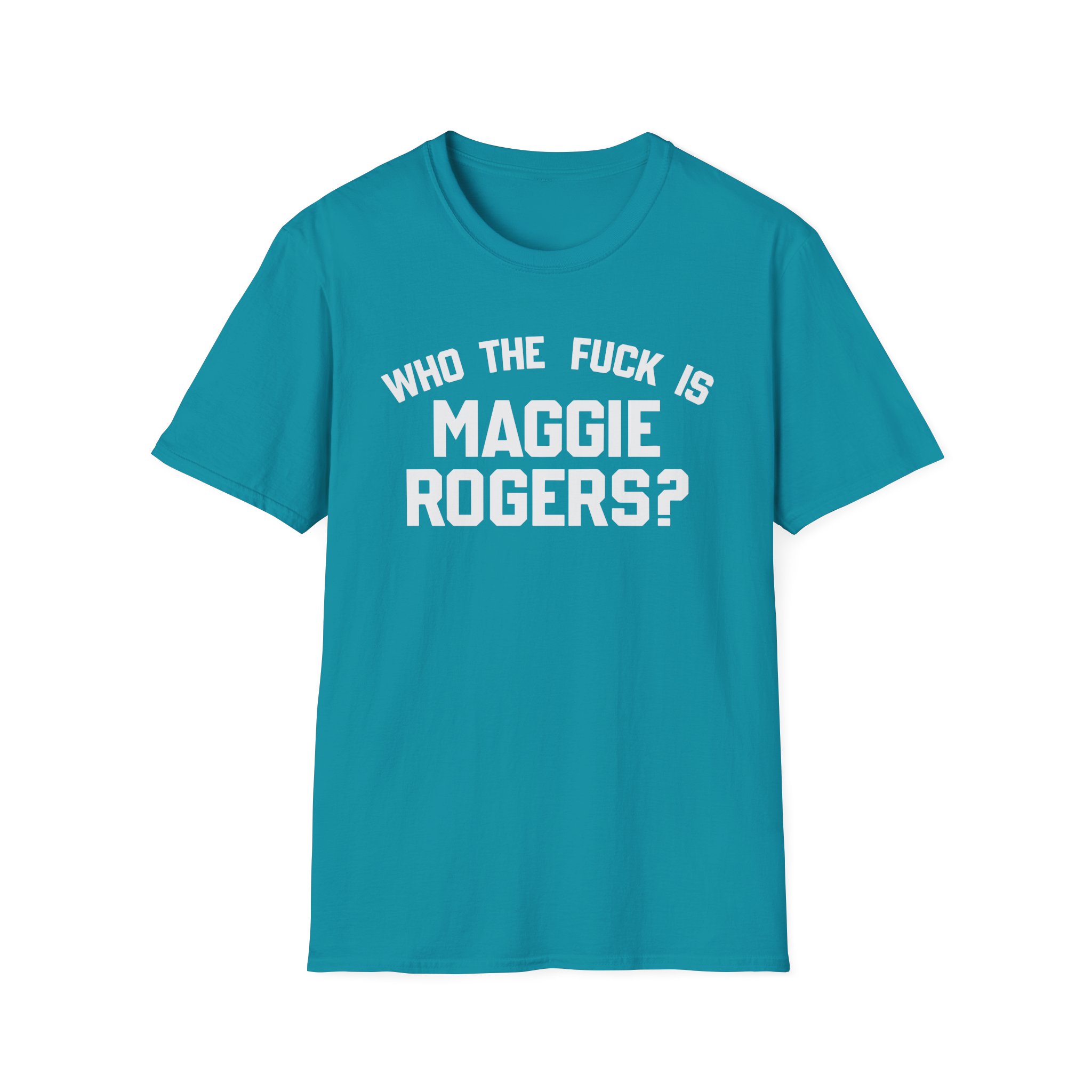 Maggie Rogers Who the Fuck is Unisex Softstyle T-Shirt