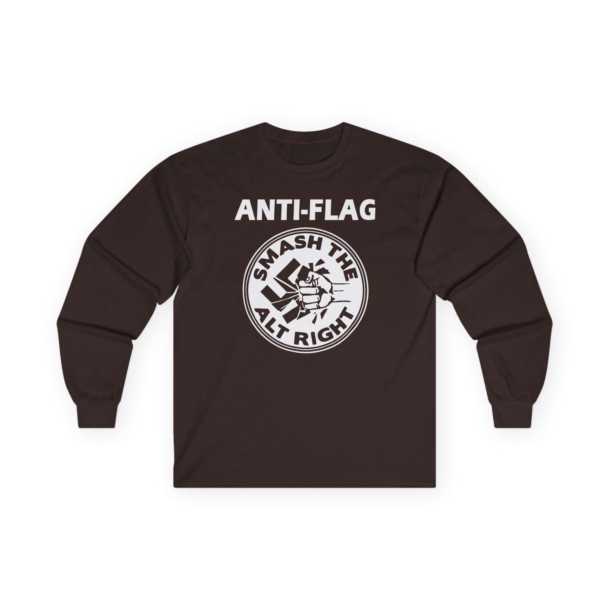 Anti Flag Smash the Alt Right Unisex Ultra Cotton Long Sleeve Tee