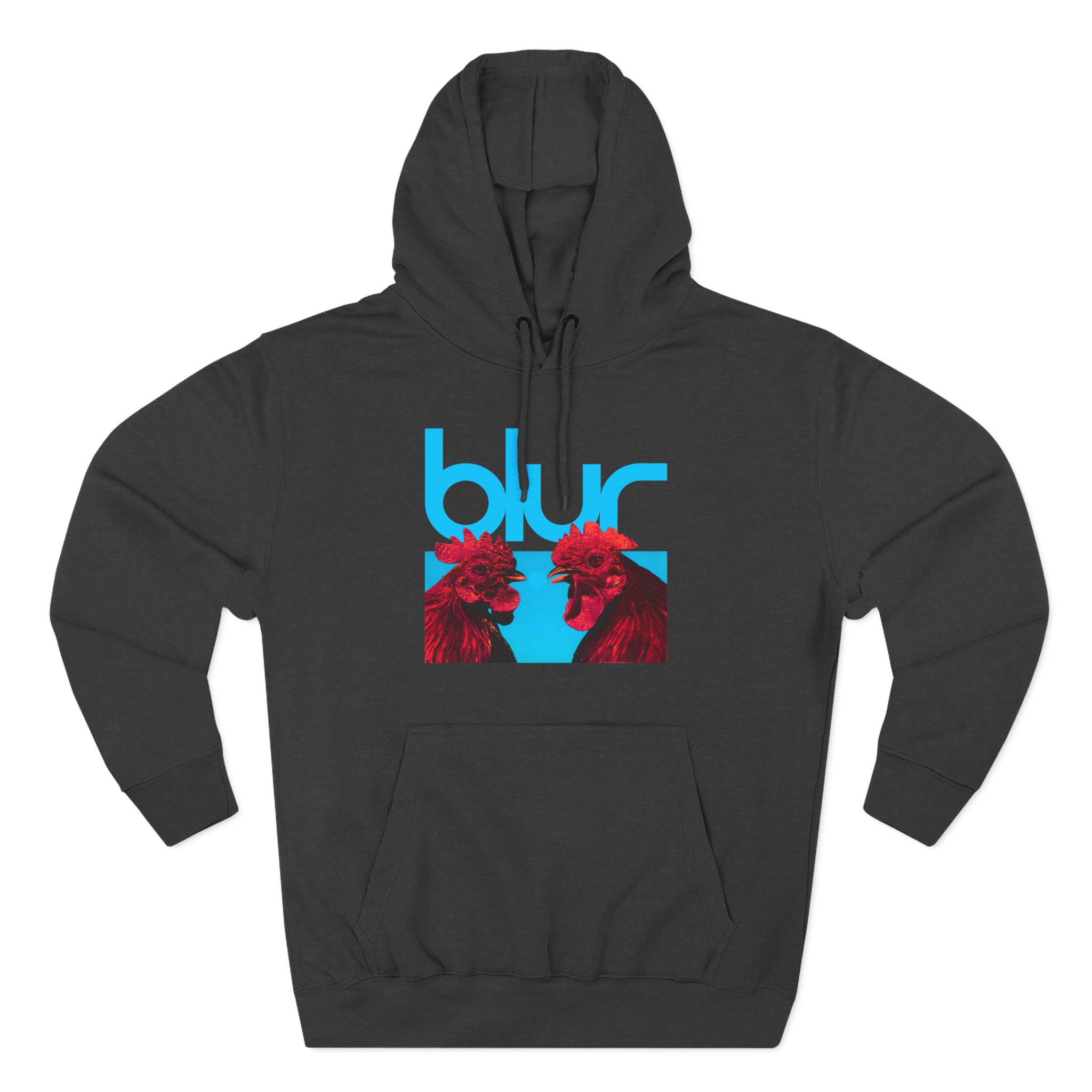 Blur Three-Panel Fleece Hoodie