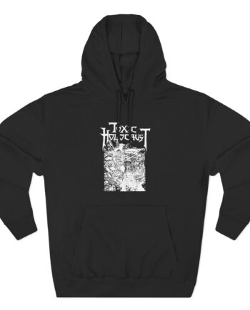 Toxic Holocaust Nuke the Cross Three-Panel Fleece Hoodie