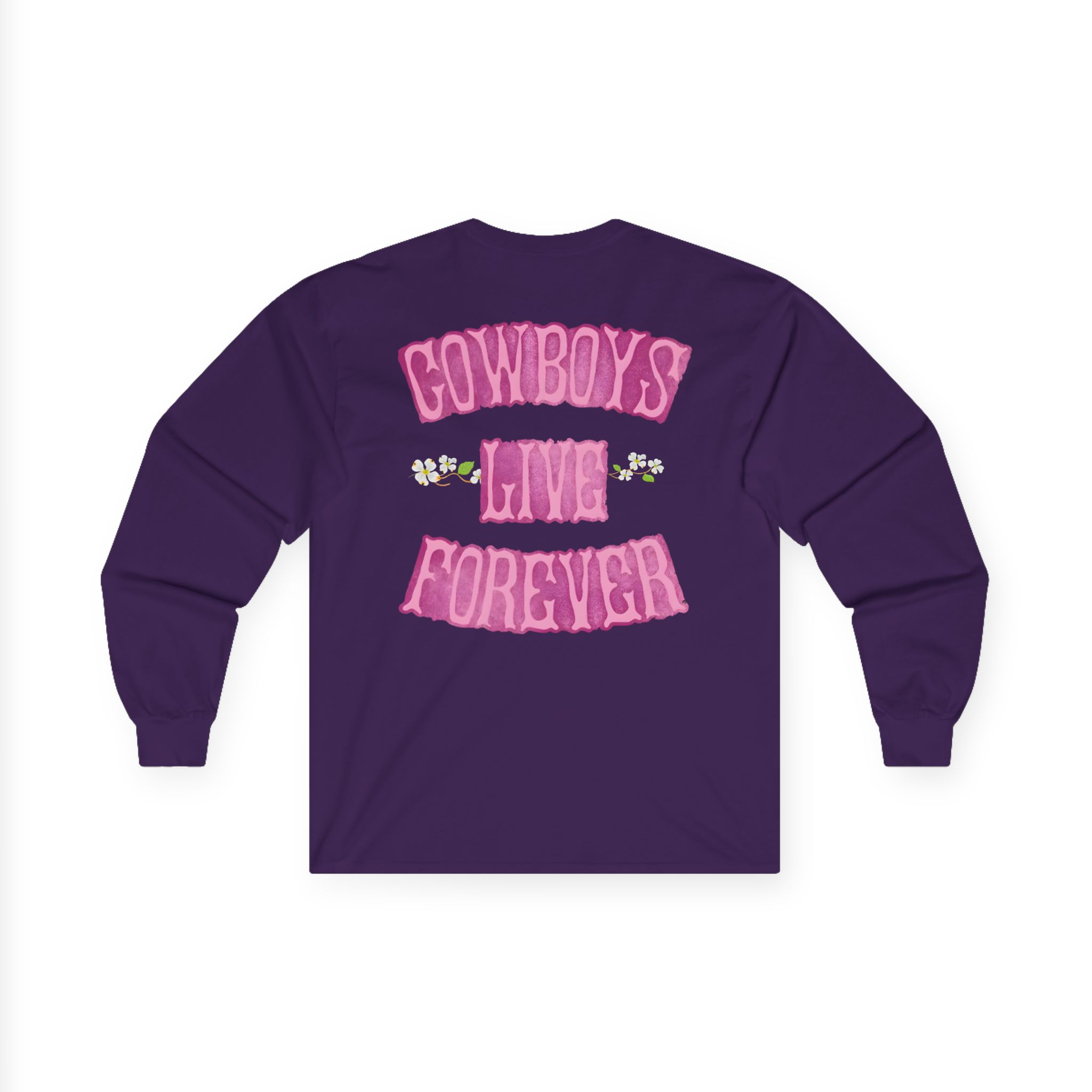 Shaboozey Cowboys Live Forever Unisex Ultra Cotton Long Sleeve Tee