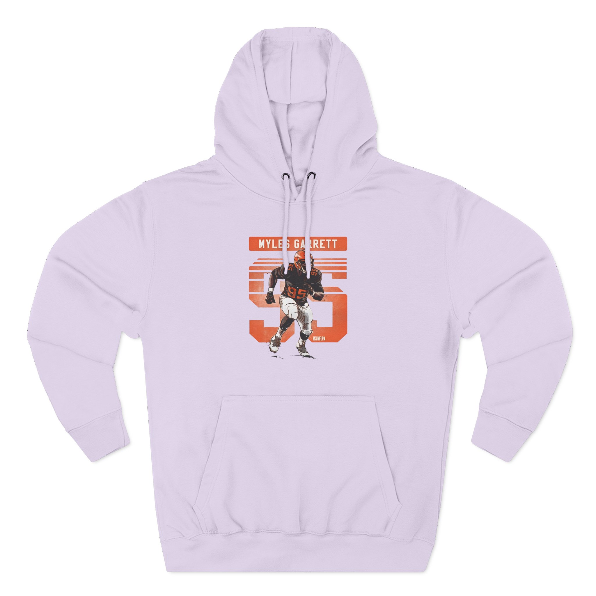 Myles Garrett Grunge Three-Panel Fleece Hoodie