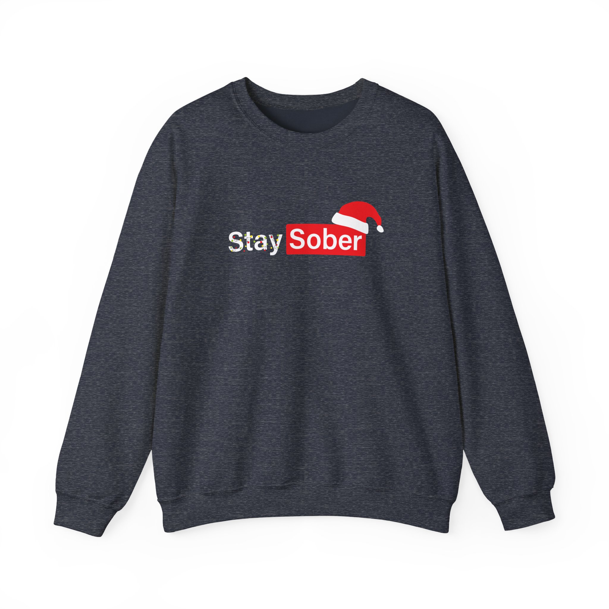 D’aydrian Harding Xmas Stay Sober Unisex Heavy Blend™ Crewneck Sweatshirt
