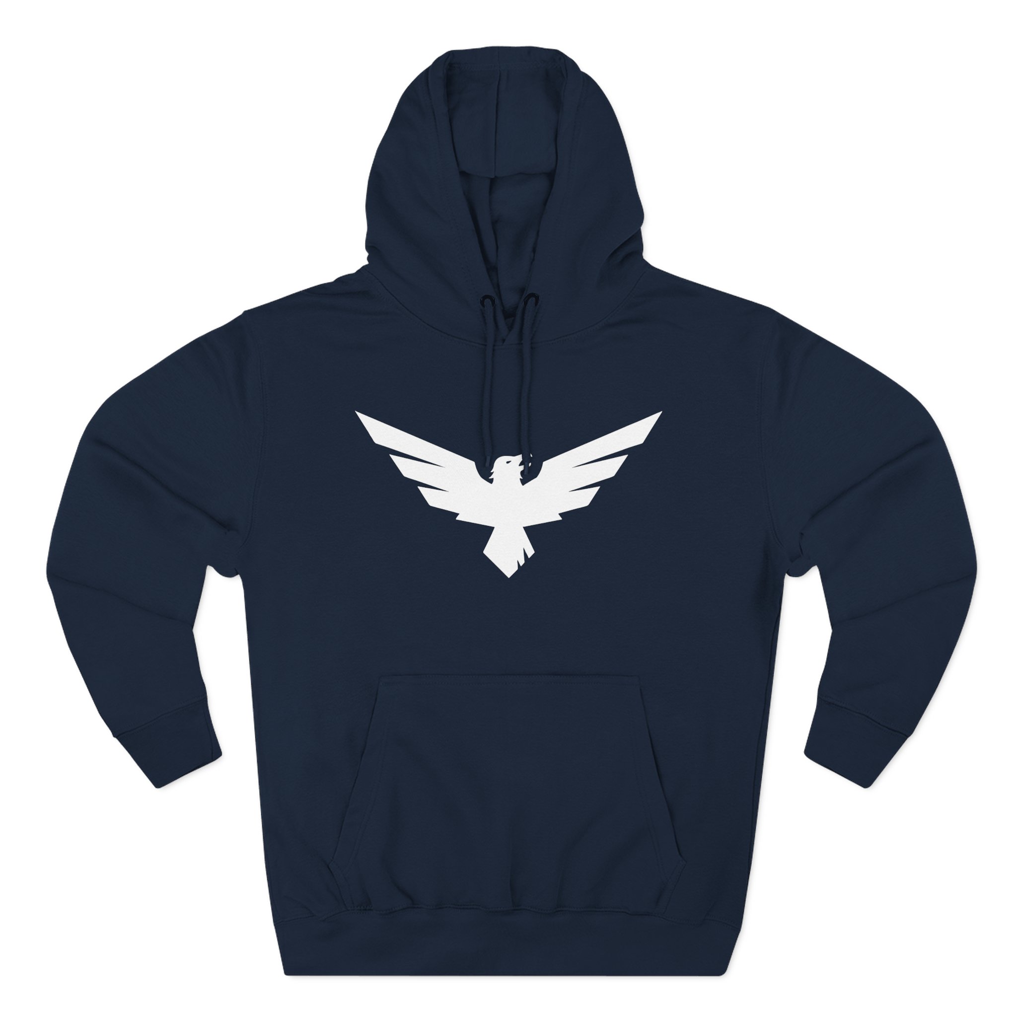 Carolina Royal Ravens Three-Panel Fleece Hoodie