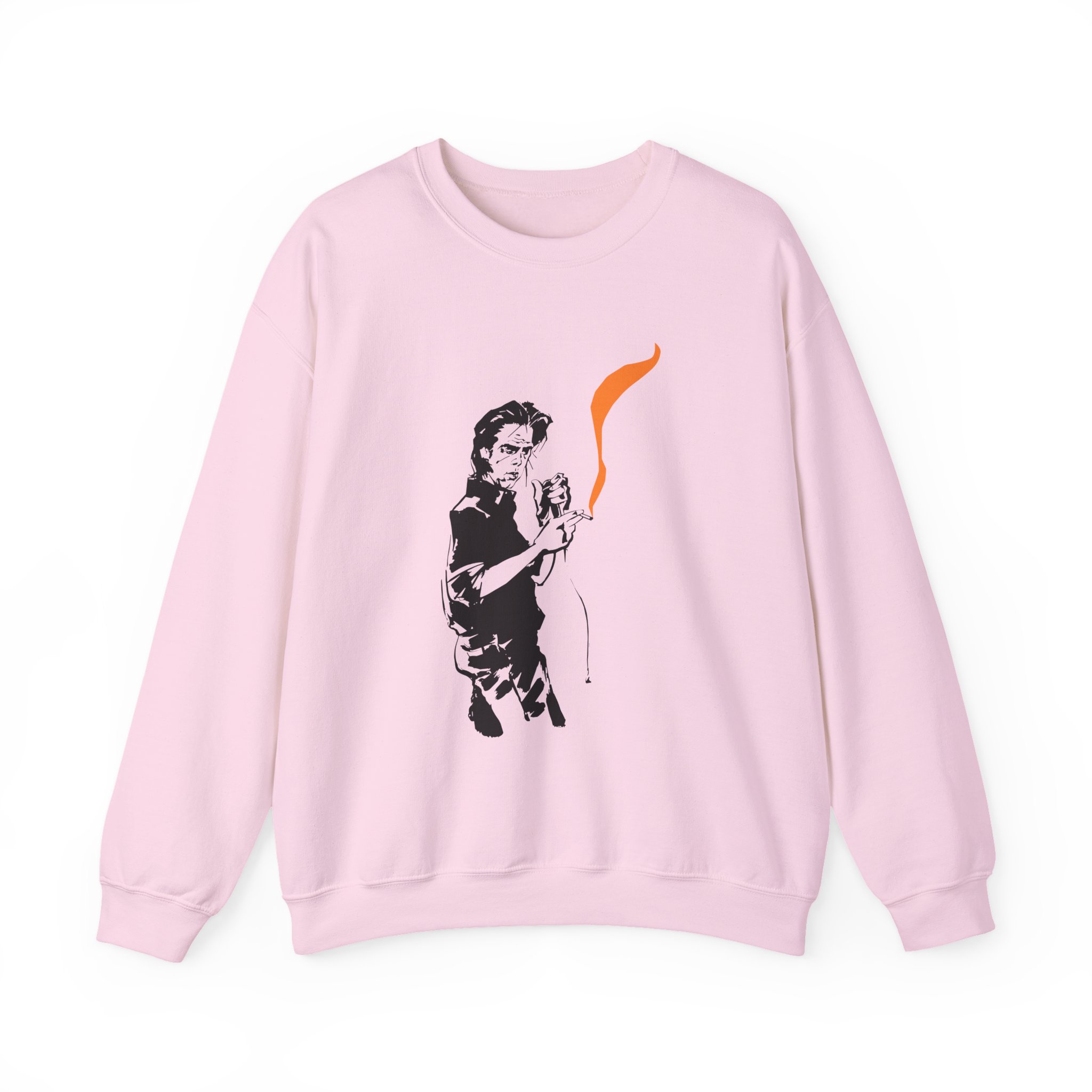 Nick Cave Smoking Unisex Heavy Blendâ„¢ Crewneck Sweatshirt