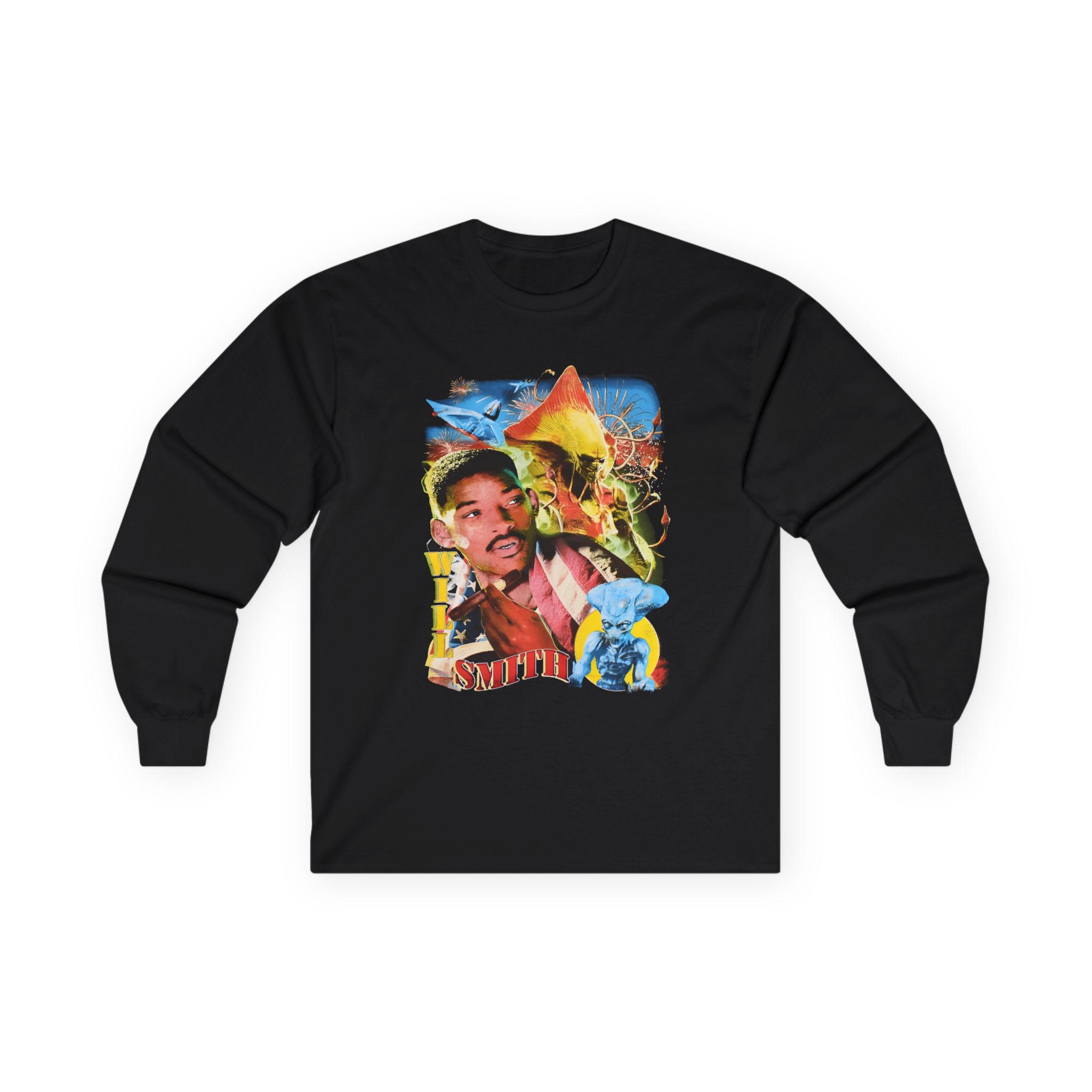 Backstock Co Will Smith Independence Day Unisex Ultra Cotton Long Sleeve Tee