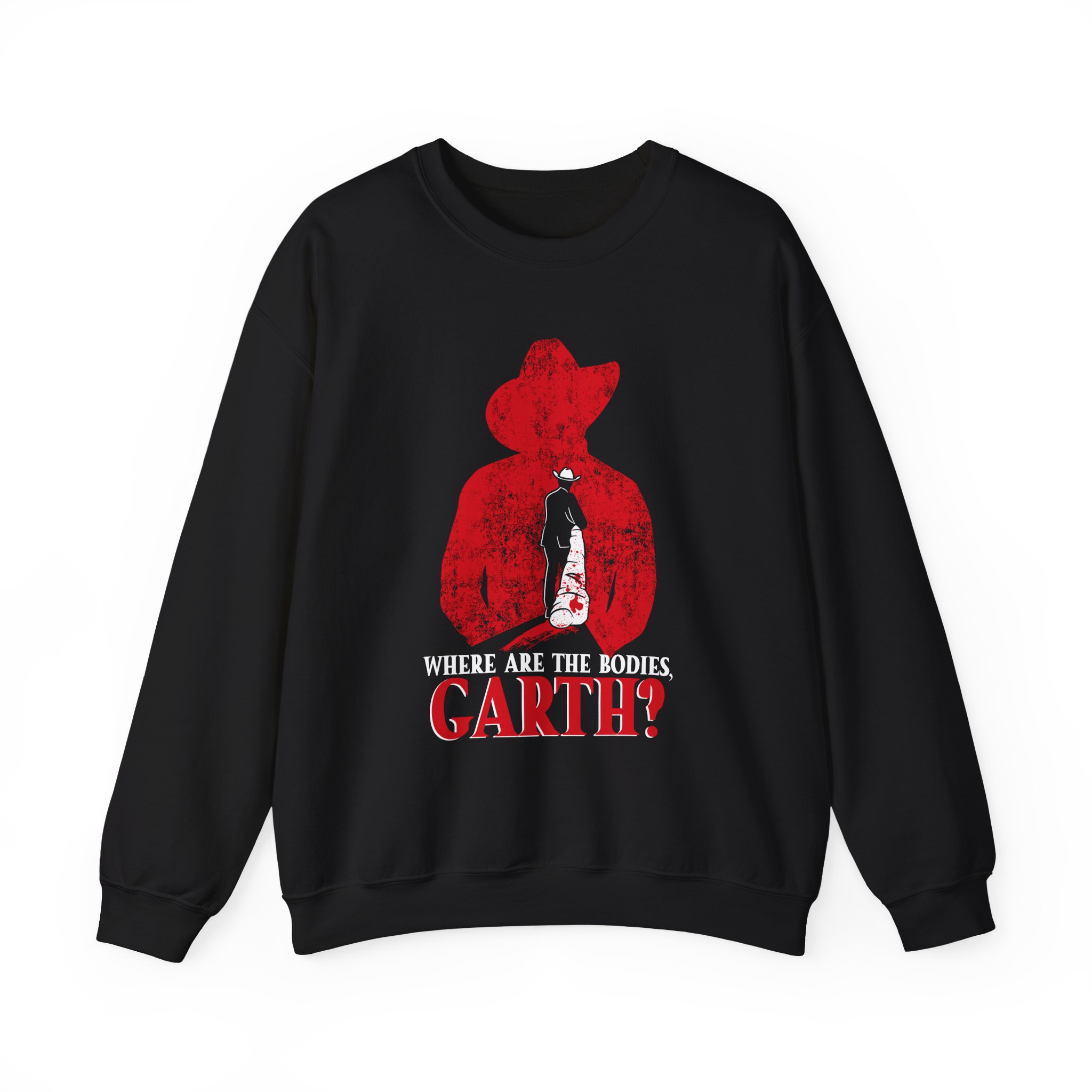 Ymh Where Are The Bodies, Garth? Unisex Heavy Blendâ„¢ Crewneck Sweatshirt