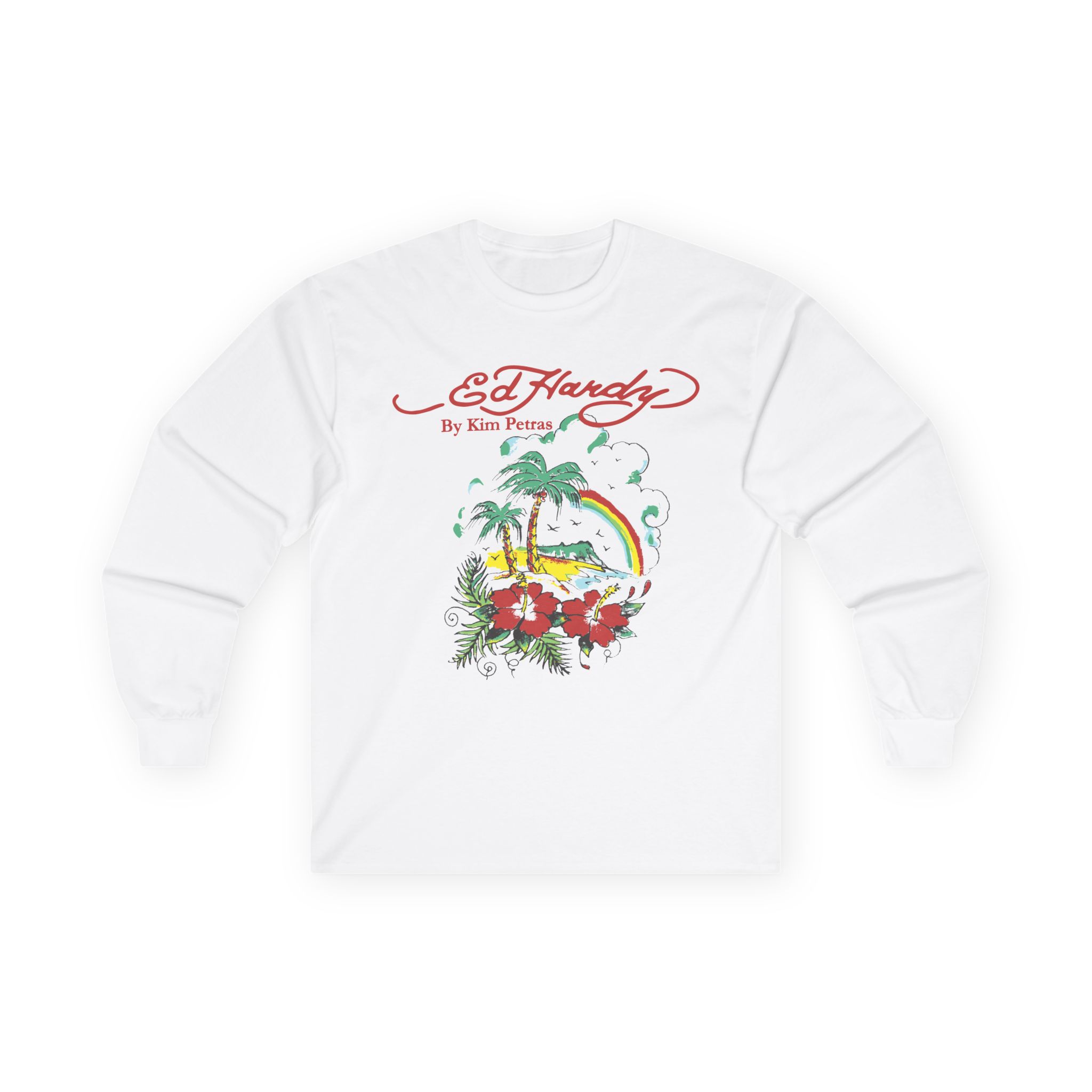 Kim Petras Tropical Scene Lettuce Unisex Ultra Cotton Long Sleeve Tee